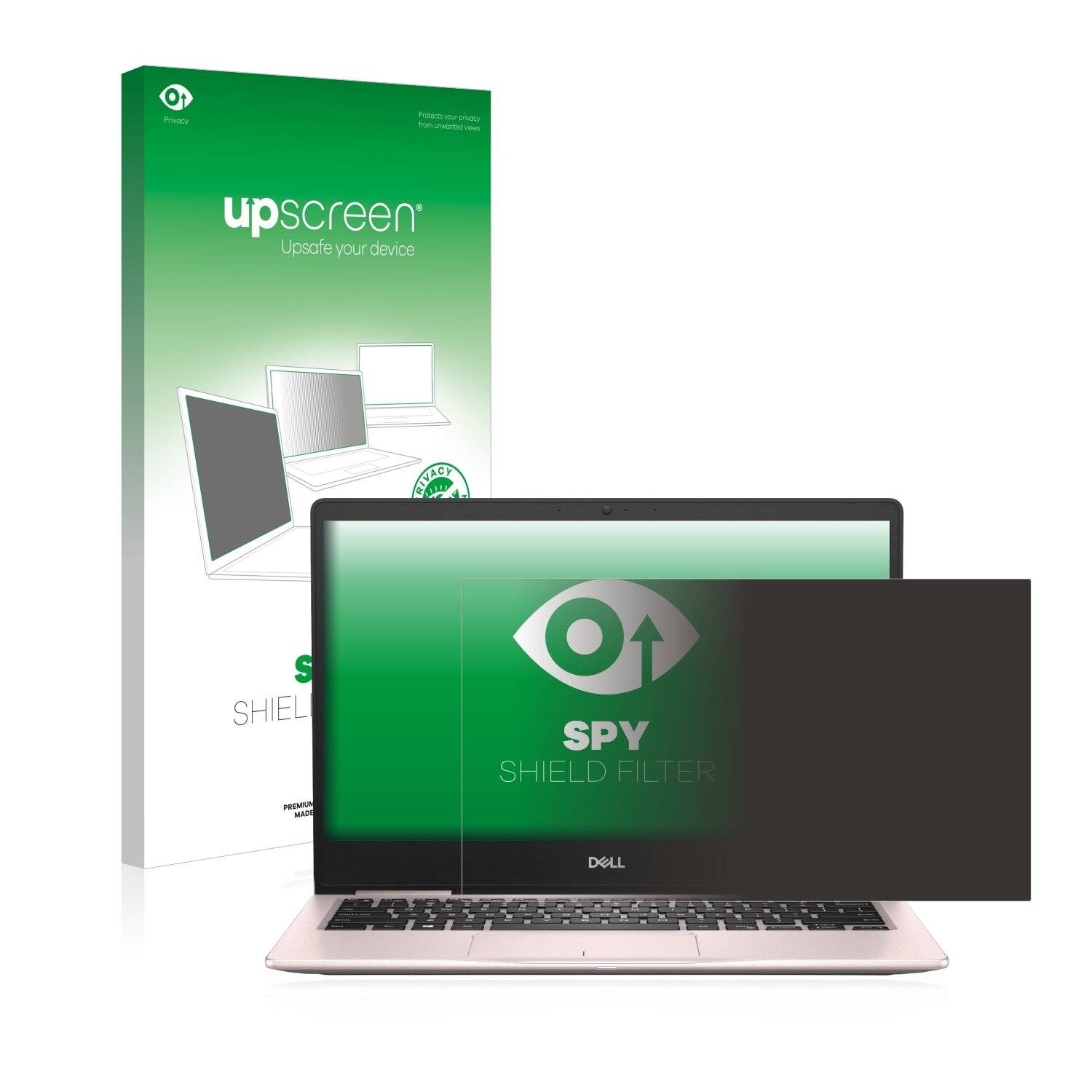 upscreen Spy Shield Filter Premium Blickschutzfilter für Dell Inspiron 13 7380 Non