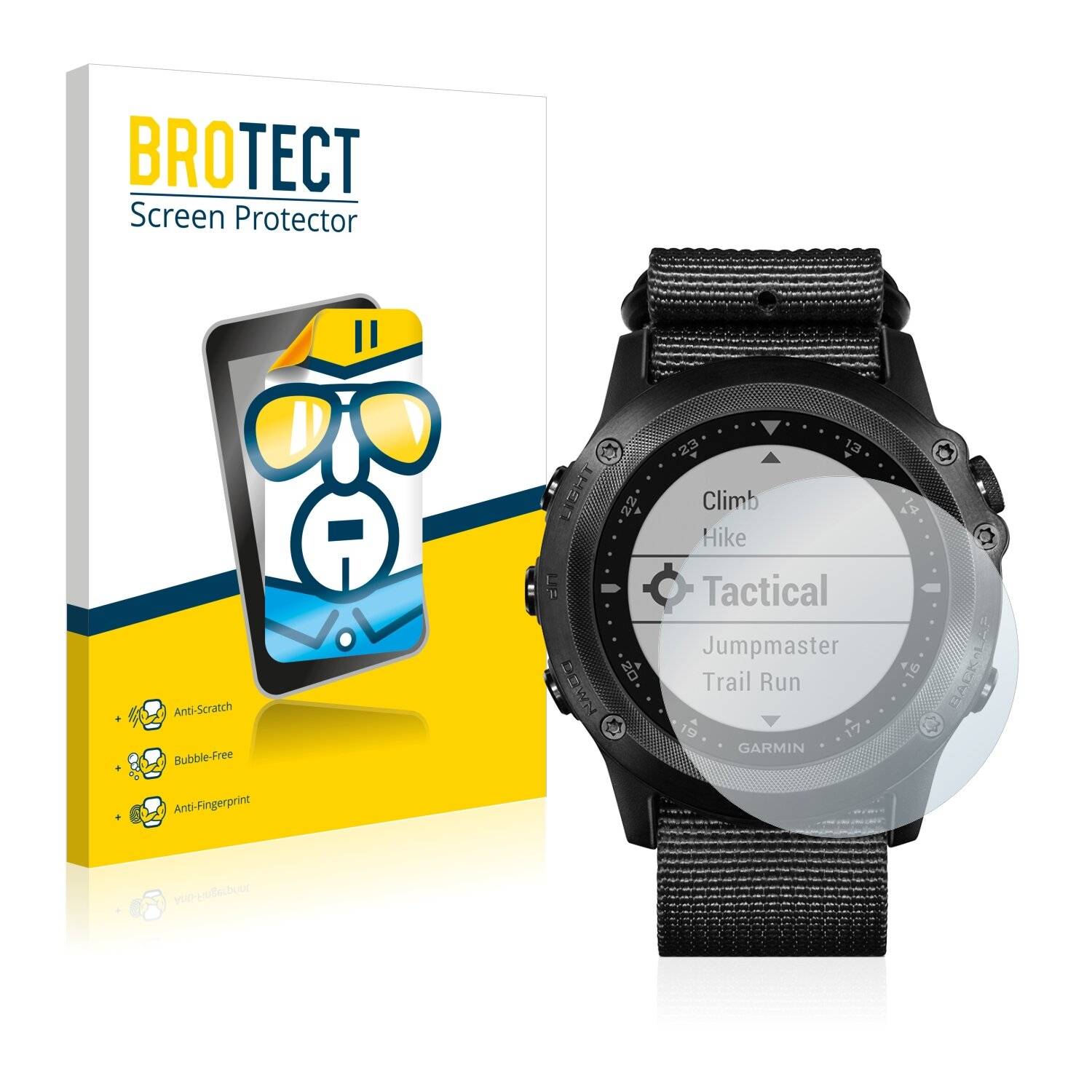 2x BROTECT HD-Clear Displayschutzfolie für Garmin Tactix