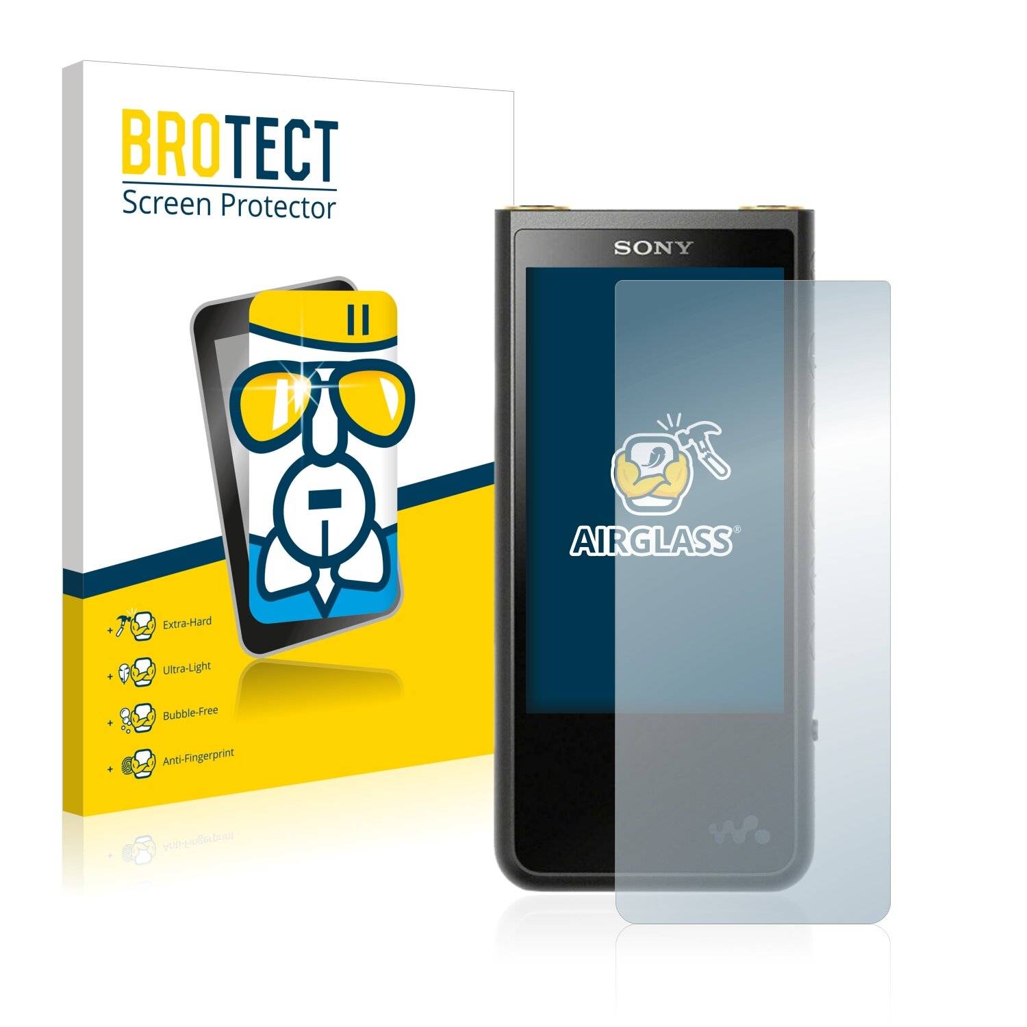 BROTECT AirGlass Schutzglas Folie für Sony