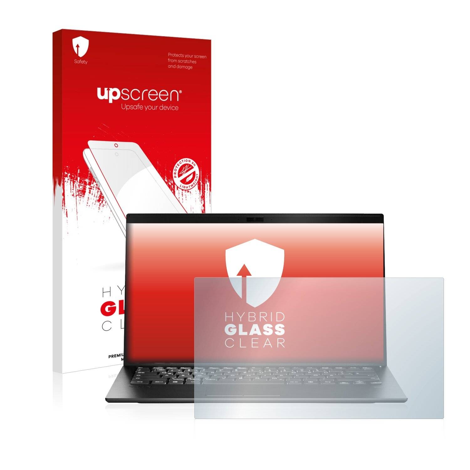 upscreen Hybrid Glass Clear Premium Schutzglas Folie für Sony Vaio