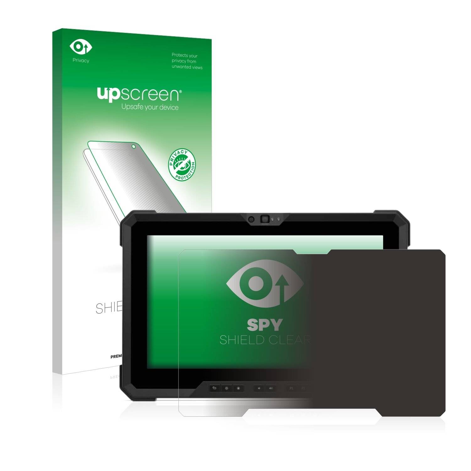 upscreen Spy Shield Clear Premium Blickschutzfolie für Dell Latitude 7220EX Rugged