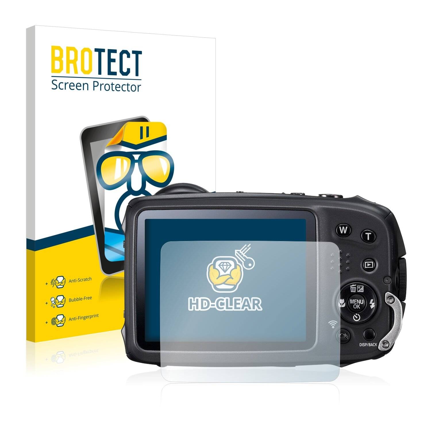 2x BROTECT HD-Clear Displayschutzfolie für Fujifilm FinePix
