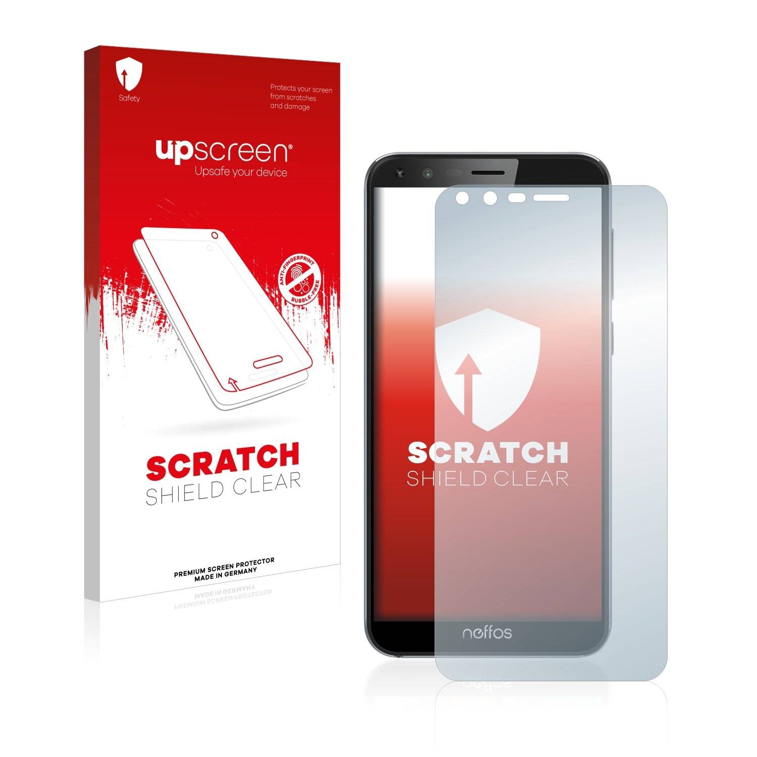 upscreen Scratch Shield Clear Premium Displayschutzfolie für TP-Link Neffos C5