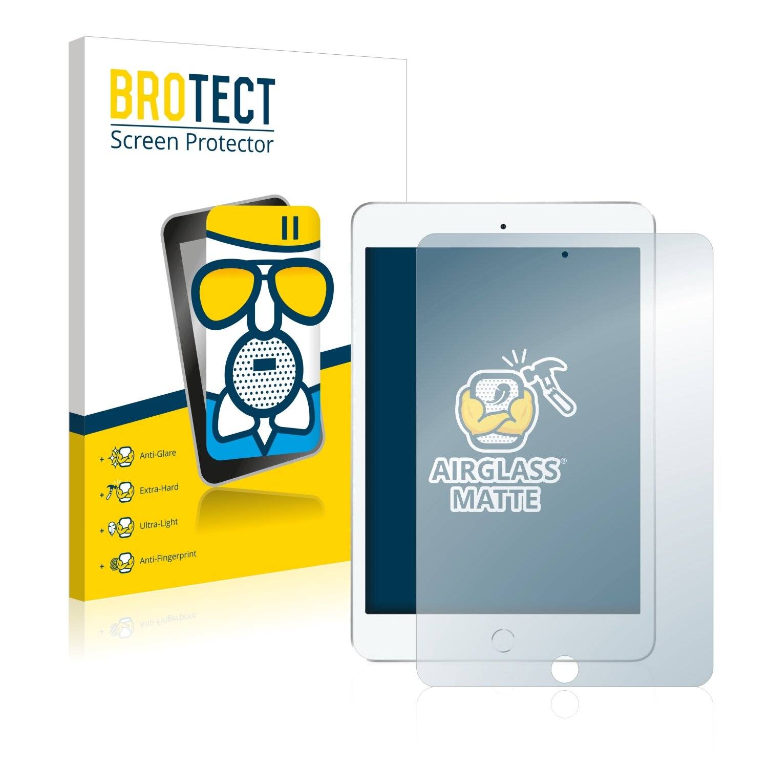 BROTECT AirGlass Matte Schutzglas Folie für Apple iPad Mini 7.9 2019 (5.