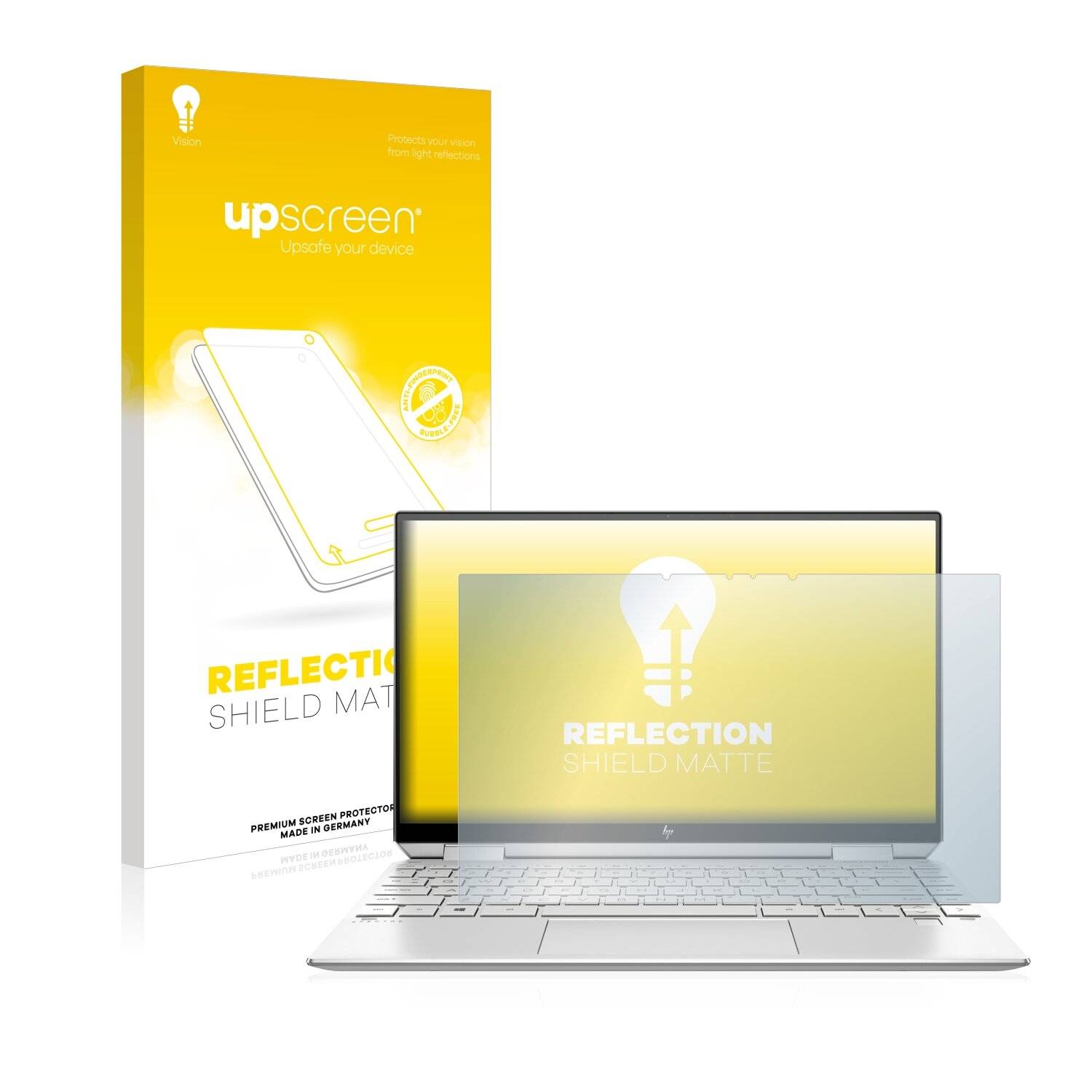upscreen Reflection Shield Matte Premium Displayschutzfolie für HP Spectre x360