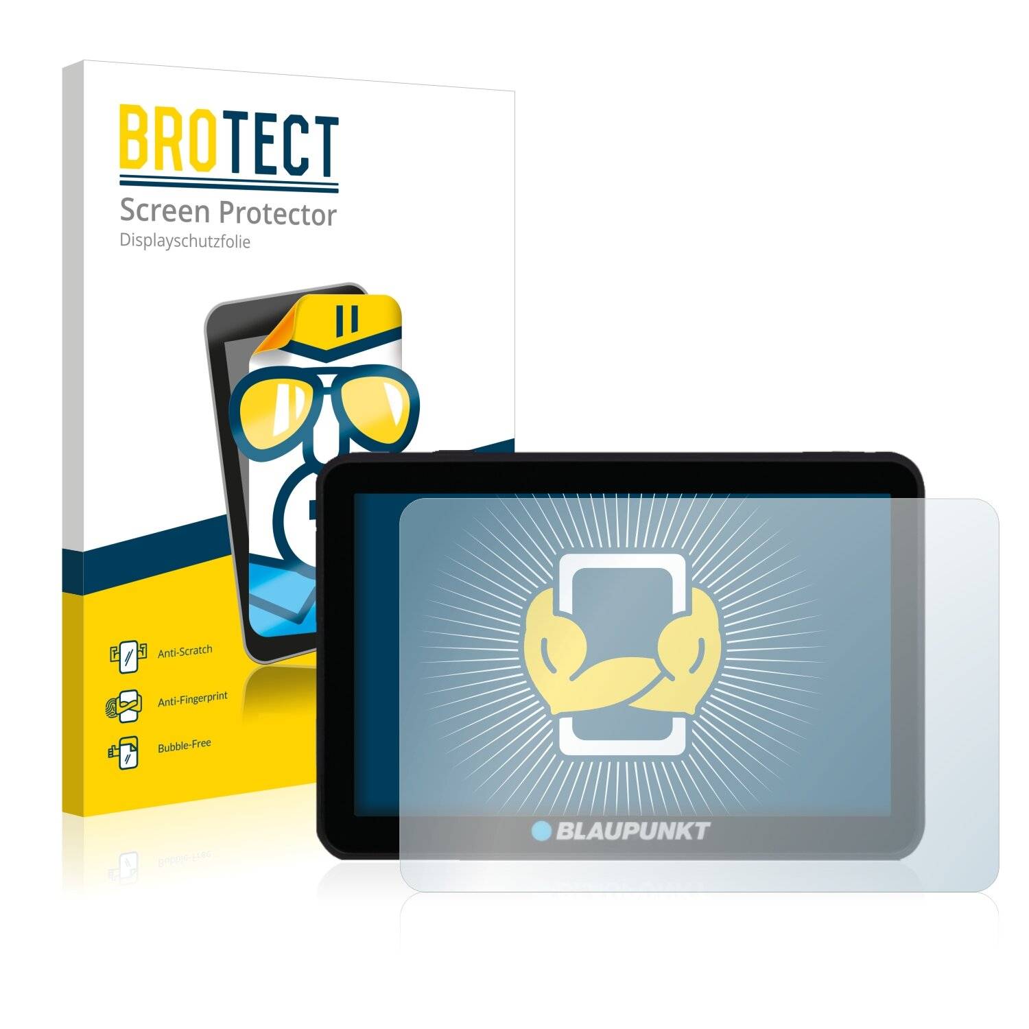 2x BROTECT HD-Clear Displayschutzfolie für Blaupunkt TravelPilot