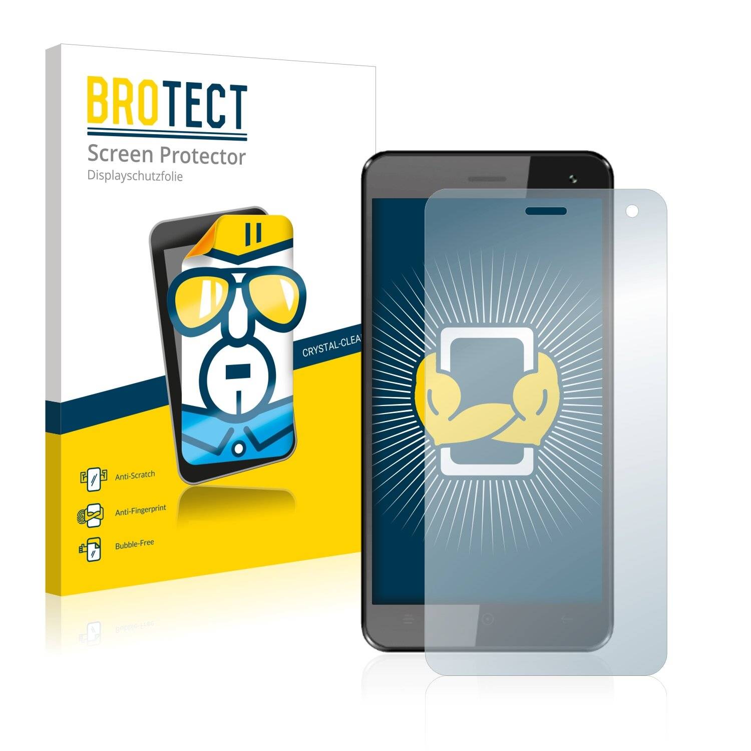 2x BROTECT HD-Clear Displayschutzfolie für Haier HaierPhone