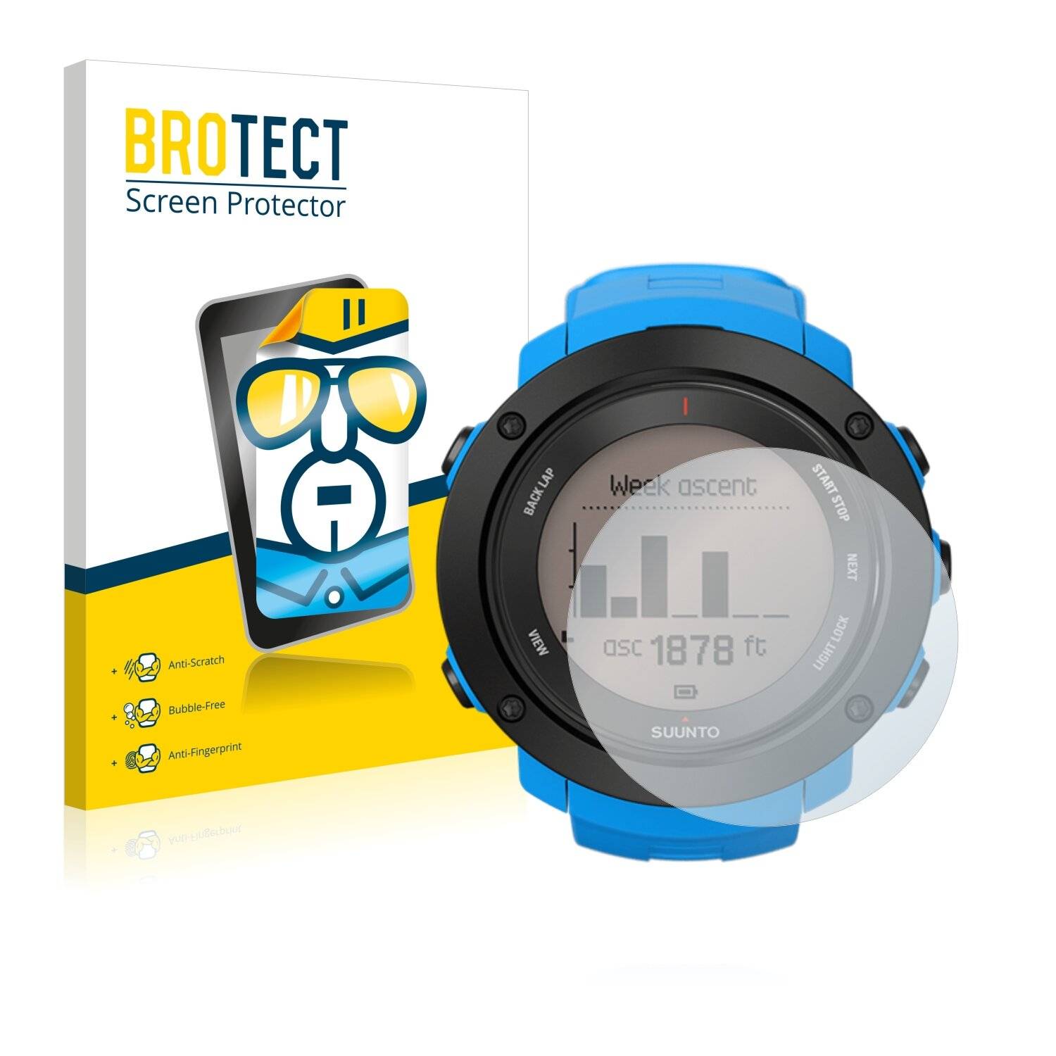 2x BROTECT HD-Clear Displayschutzfolie für Suunto Ambit3 Vertical