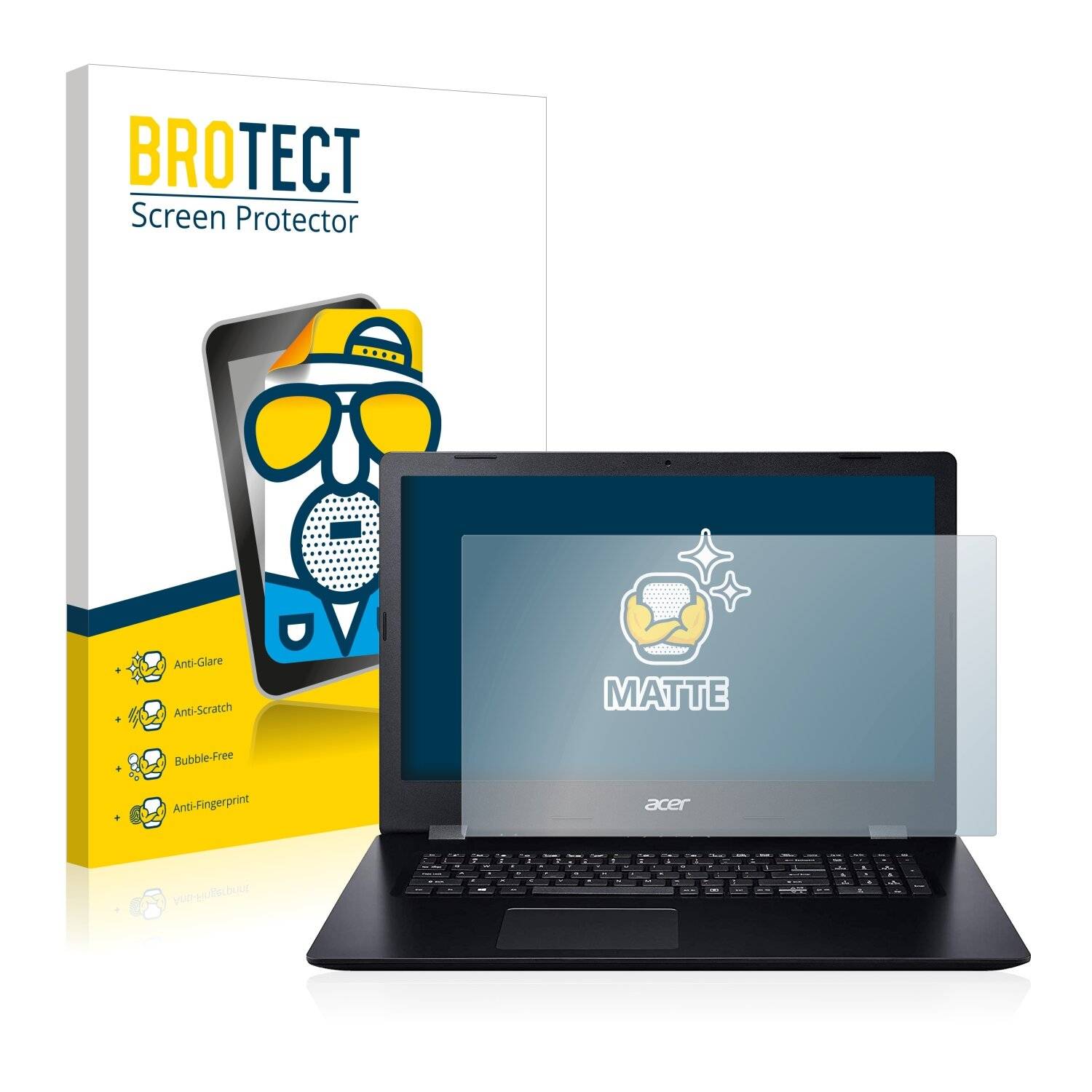 BROTECT Matte Displayschutzfolie für Acer Aspire 3 A317-51 - Entspiegelt,