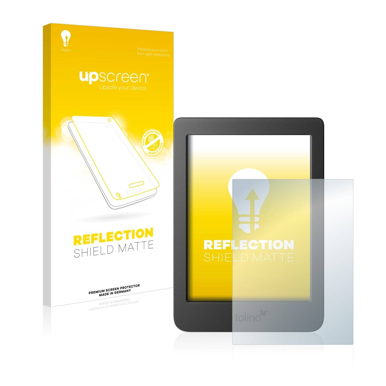 upscreen Reflection Shield Matte Premium Displayschutzfolie für Tolino Page