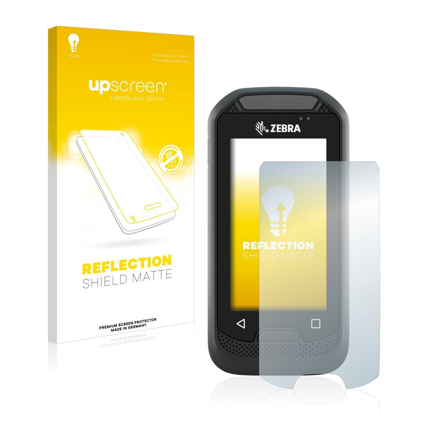 upscreen Reflection Shield Matte Premium Displayschutzfolie für Zebra