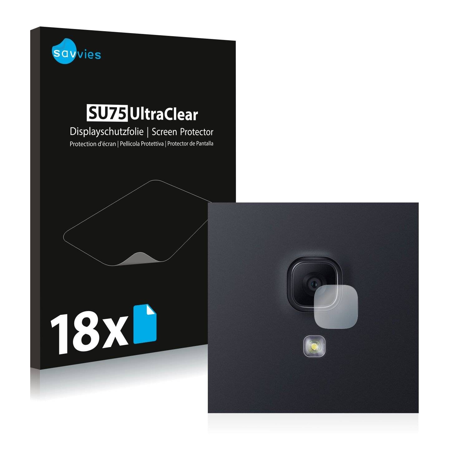 18x Savvies SU75 Displayschutzfolie für Samsung Galaxy Tab A 10.5 WiFi 2018 (NUR