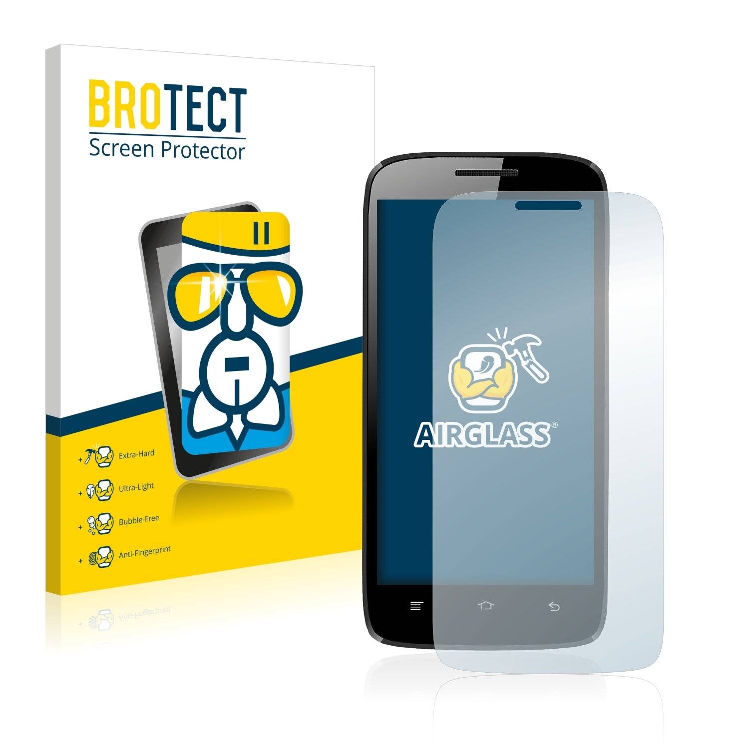 BROTECT AirGlass Schutzglas Folie für Switel Victory