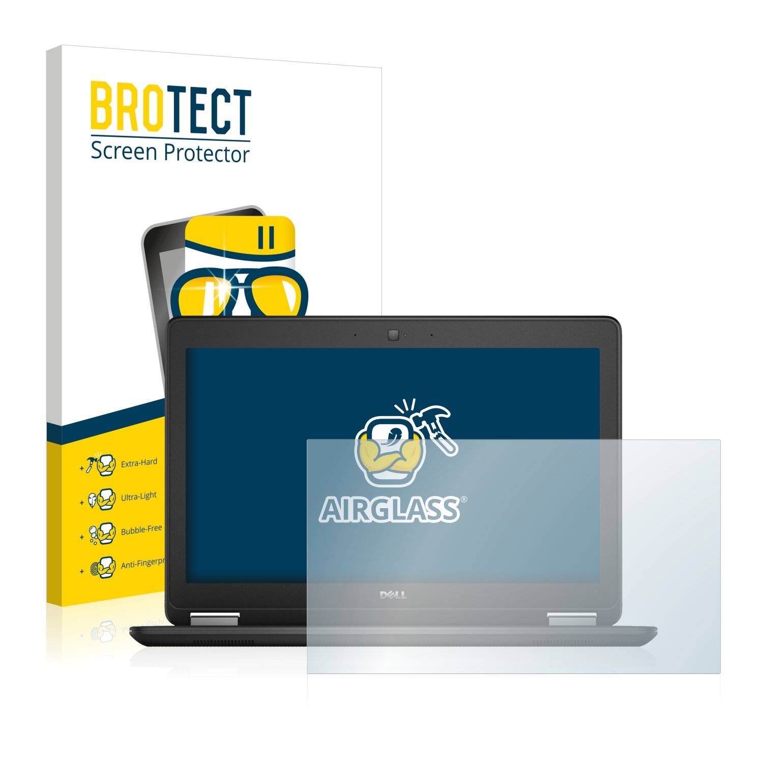 BROTECT AirGlass Schutzglas Folie für Dell Latitude 12 E7250