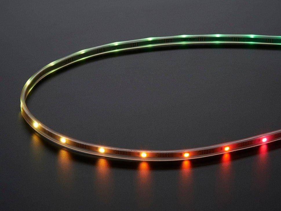Adafruit Mini Skinny NeoPixel Digitaler RGB LED Streifen - 30 LED/m, weiß, 5m Rolle