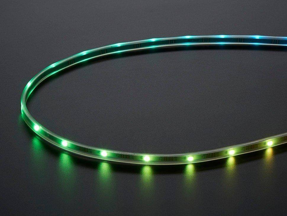 Adafruit Mini Skinny NeoPixel Digitaler RGB LED Streifen - 30 LED/m, weiß, 5m Rolle