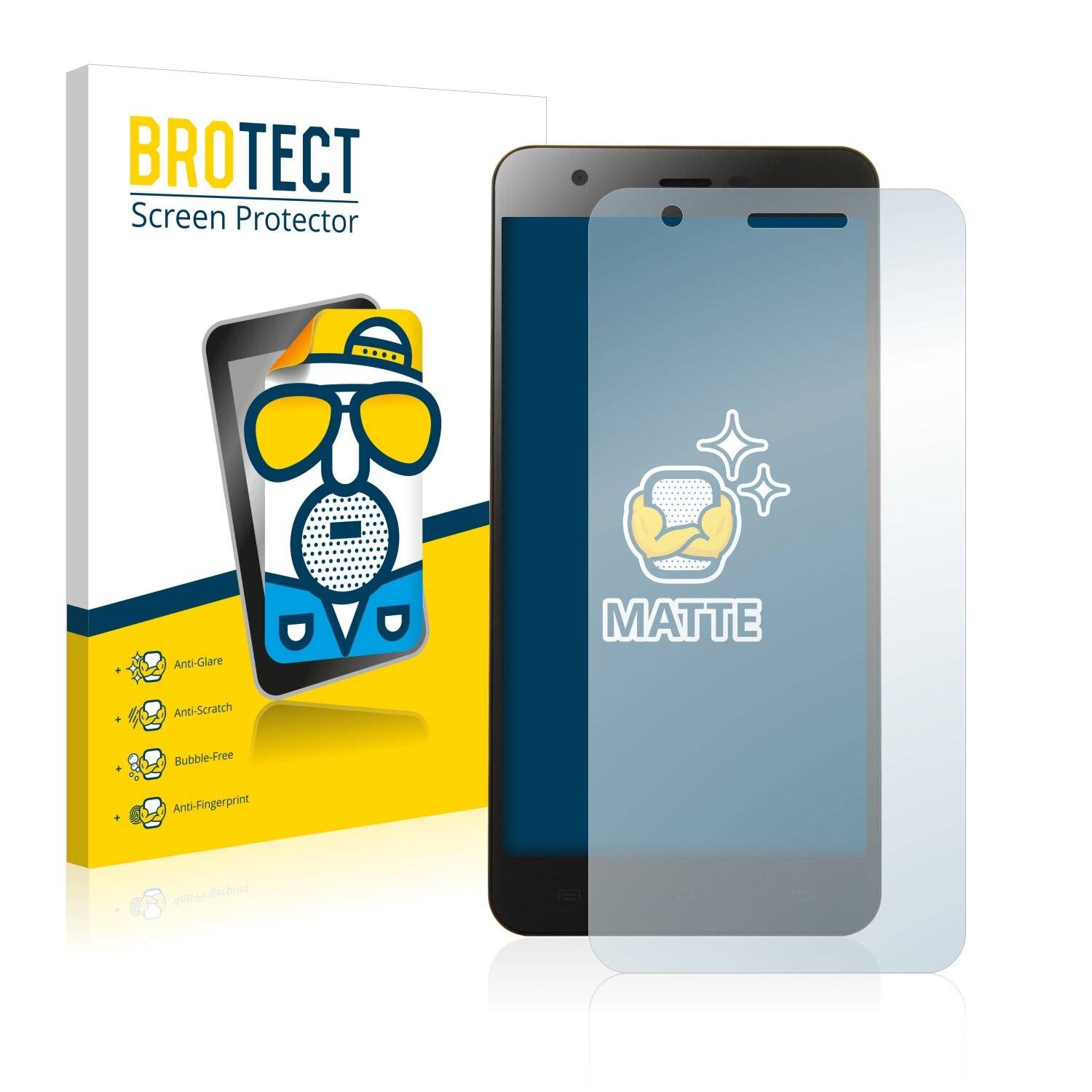 2x BROTECT Matte Displayschutzfolie für Jiayu S3 - Entspiegelt,