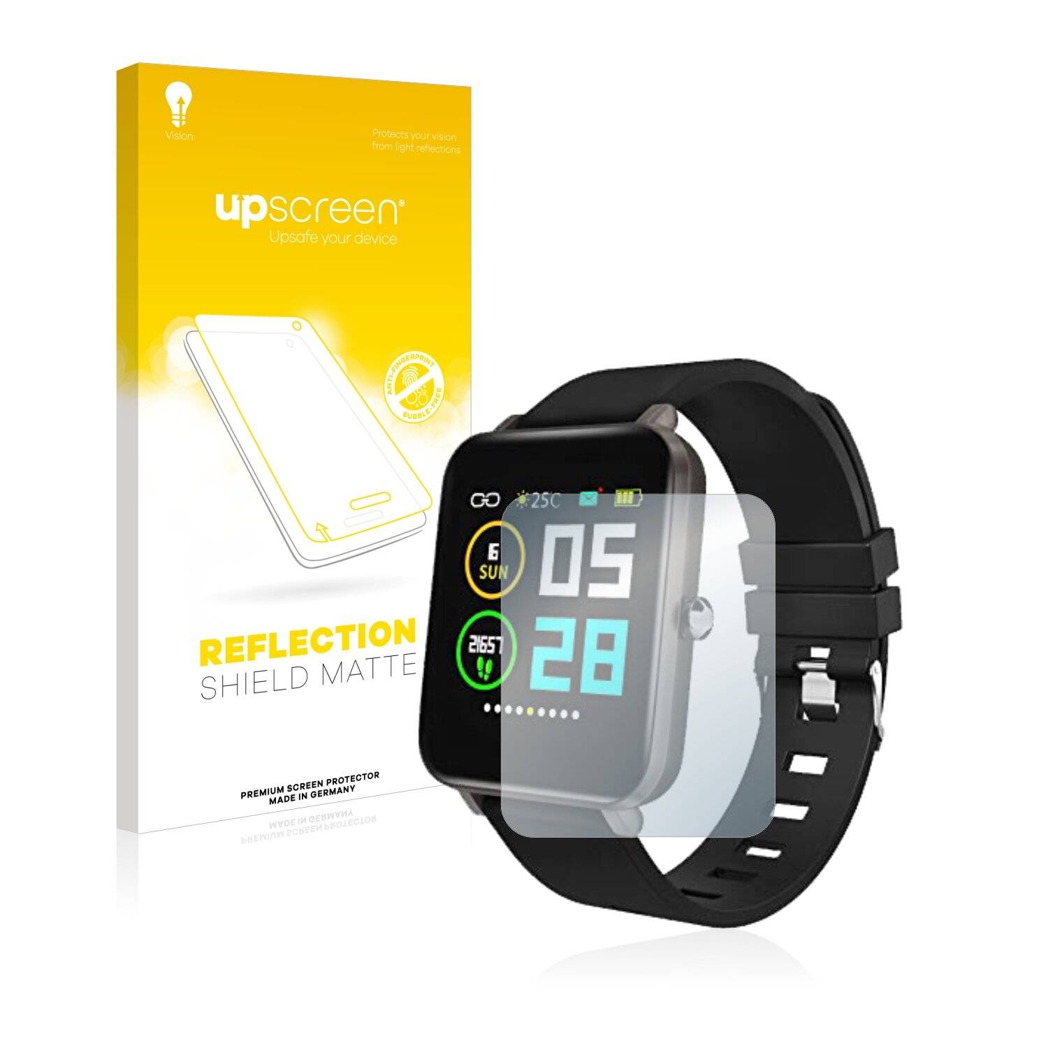 upscreen Reflection Shield Matte Premium Displayschutzfolie für Zagzog Z