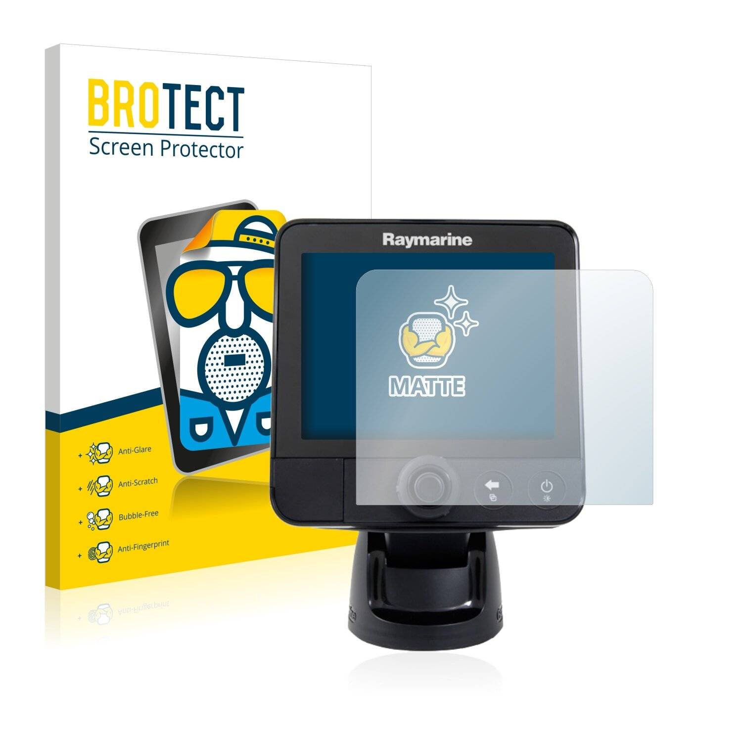 2x BROTECT Matte Displayschutzfolie für Raymarine Dragonfly 6 (5.7) - Entspiegelt,