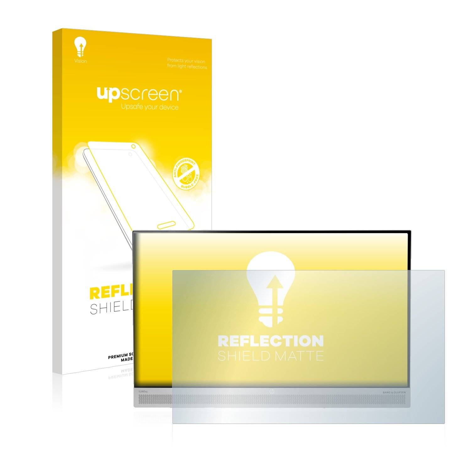 upscreen Reflection Shield Matte Premium Displayschutzfolie für HP EliteDisplay