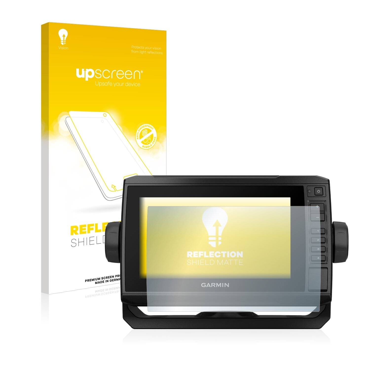 upscreen Reflection Shield Matte Premium Displayschutzfolie für Garmin echoMAP UHD