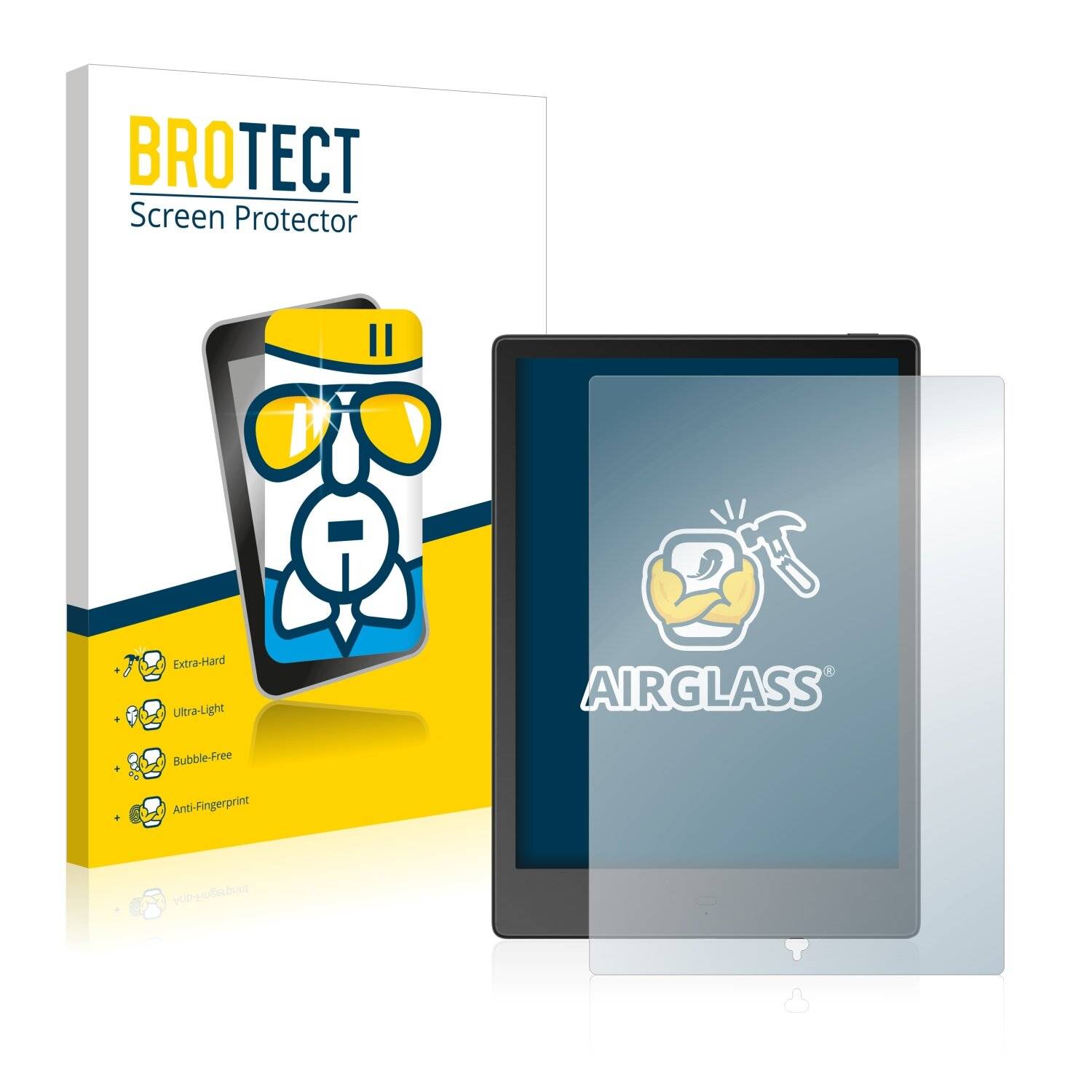 BROTECT AirGlass Schutzglas Folie für Boyue Likebook