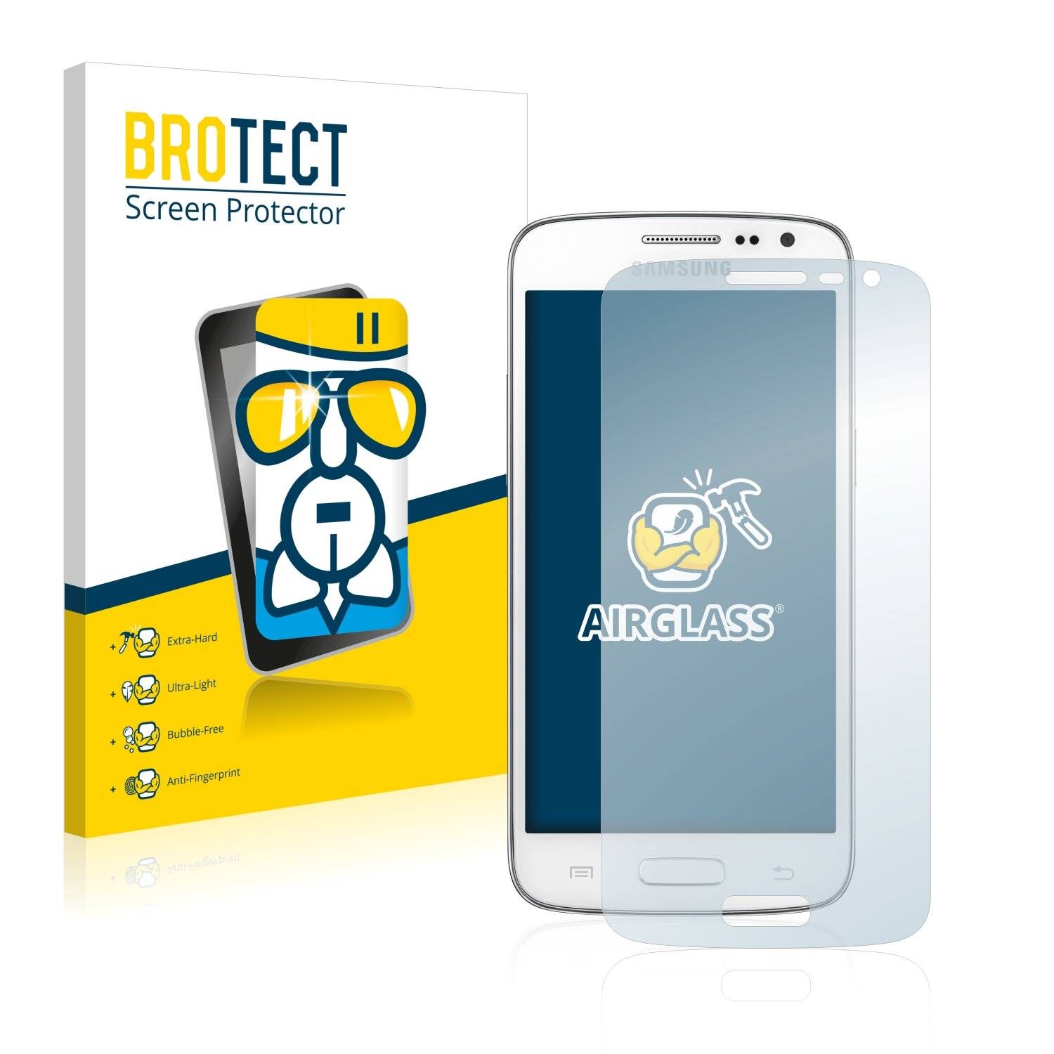 BROTECT AirGlass Schutzglas Folie für Samsung Galaxy Express 2