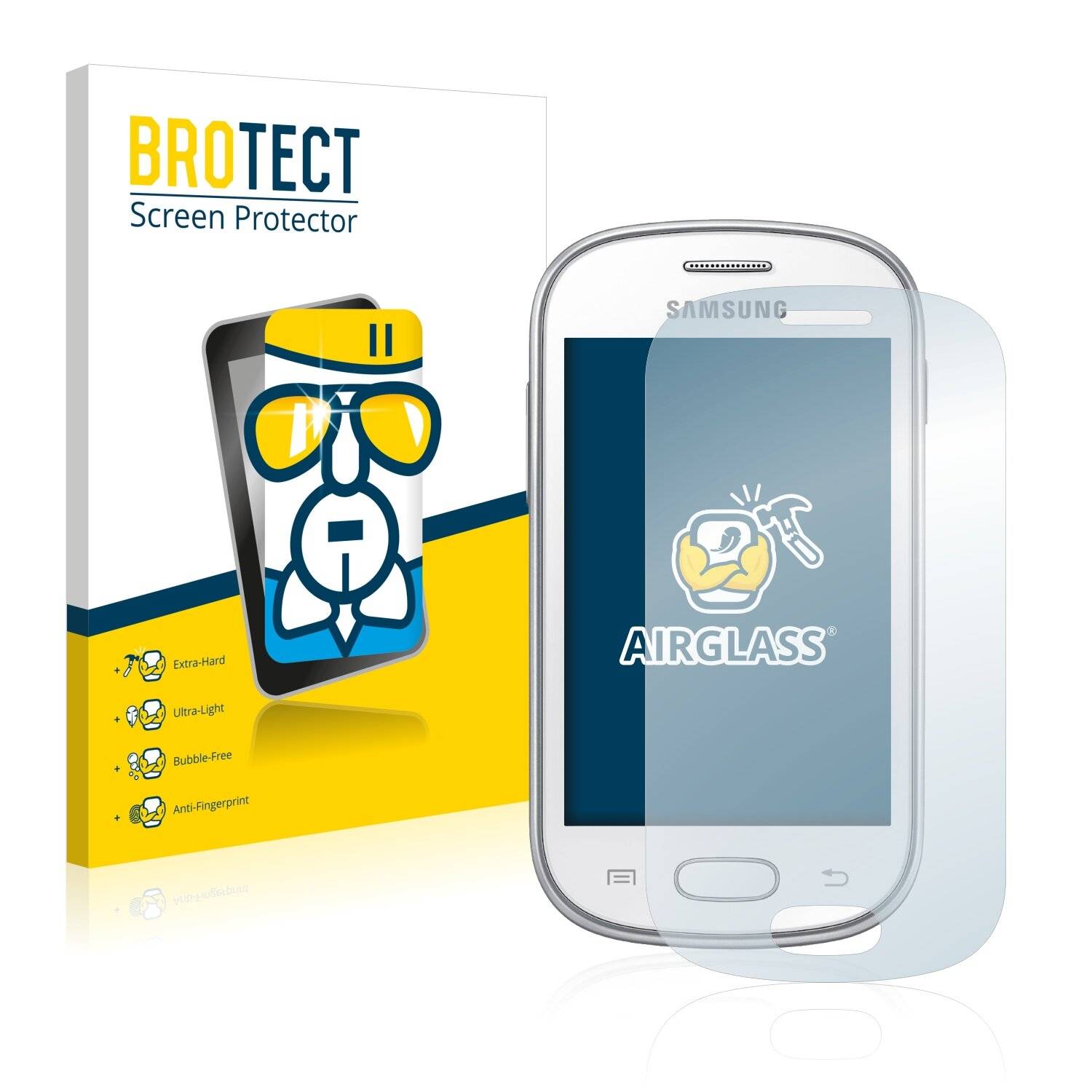 BROTECT AirGlass Schutzglas Folie für Samsung Galaxy Fame Lite