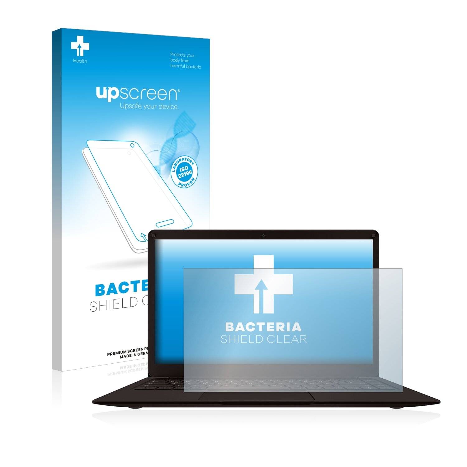 upscreen Bacteria Shield Clear Premium Antibakterielle Displayschutzfolie für Peaq Slim