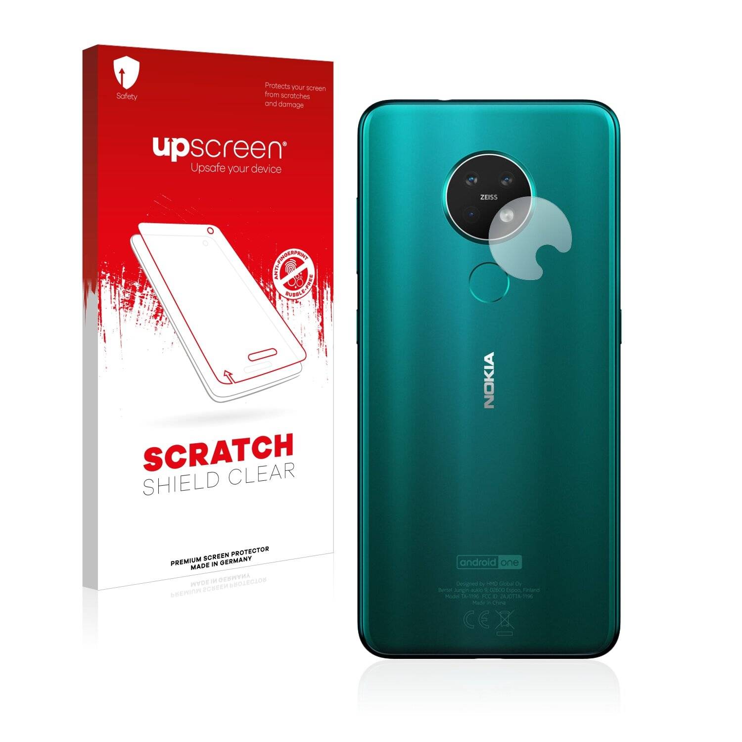 upscreen Scratch Shield Clear Premium Displayschutzfolie für Nokia 7.2 (NUR
