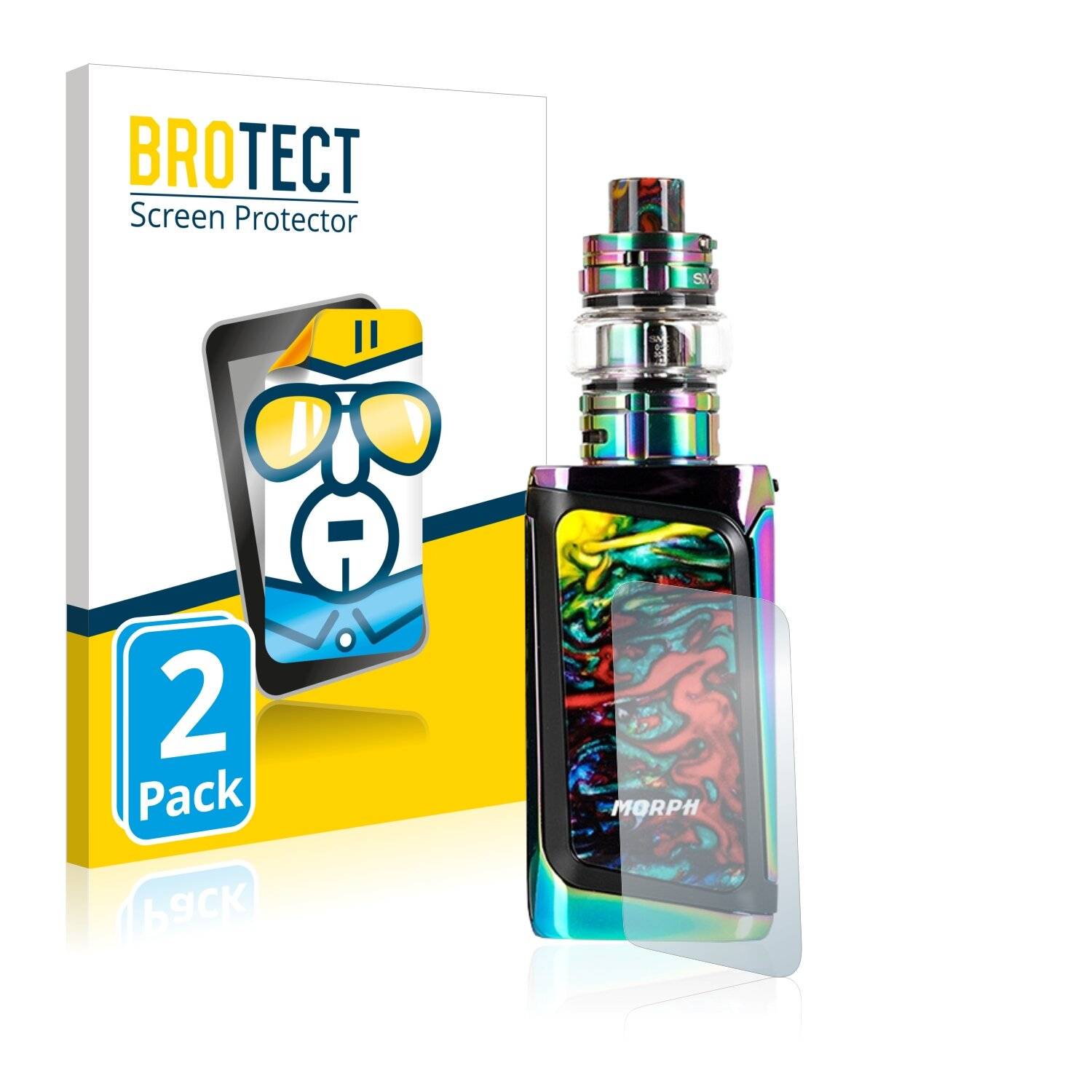 2x BROTECT HD-Clear Displayschutzfolie für Smok Morph 219