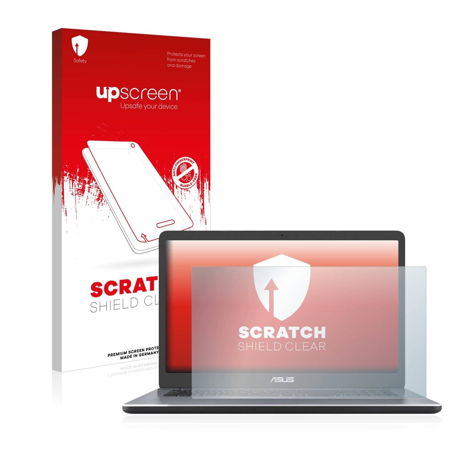 upscreen Scratch Shield Clear Premium Displayschutzfolie für Asus