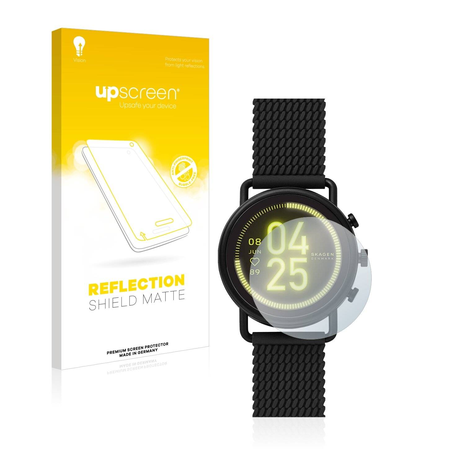 upscreen Reflection Shield Matte Premium Displayschutzfolie für Skagen Smartwatch Falster