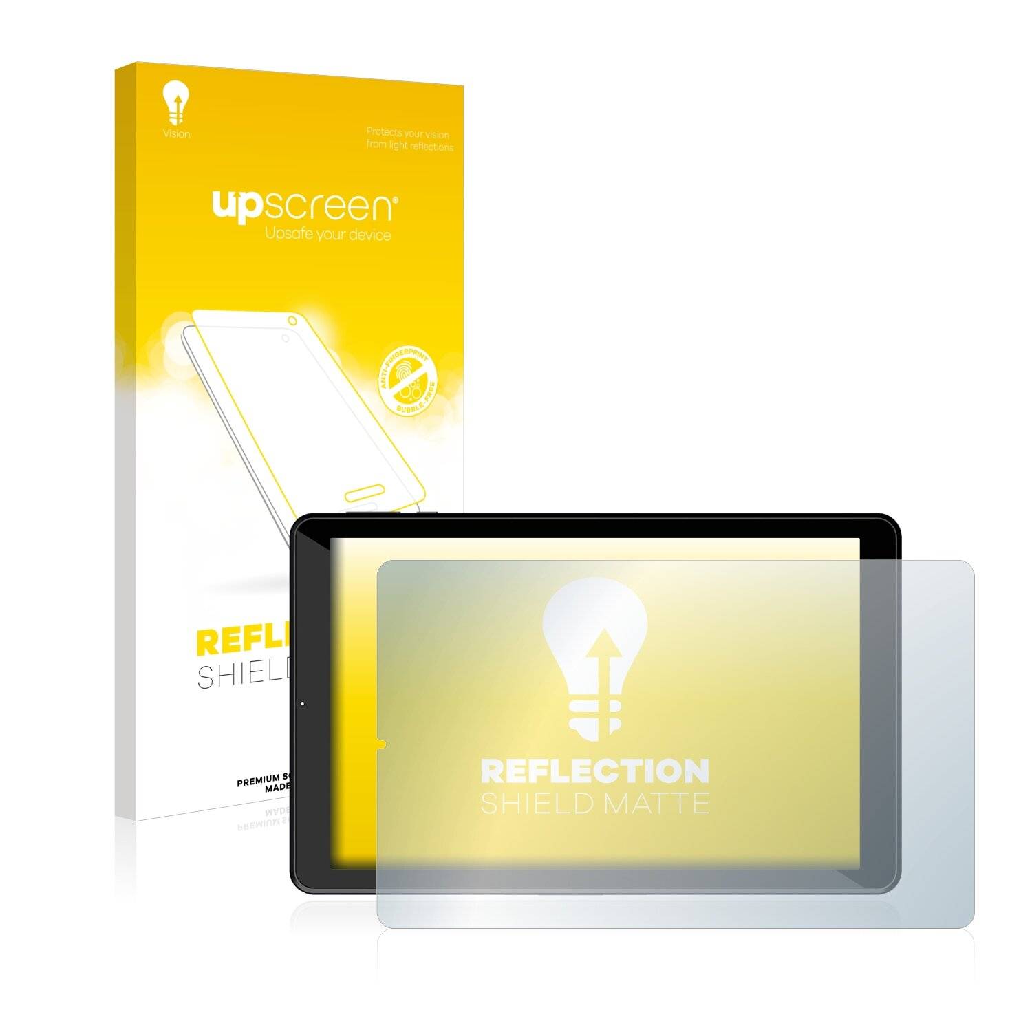 upscreen Reflection Shield Matte Premium Displayschutzfolie für Logicom La Tab 124