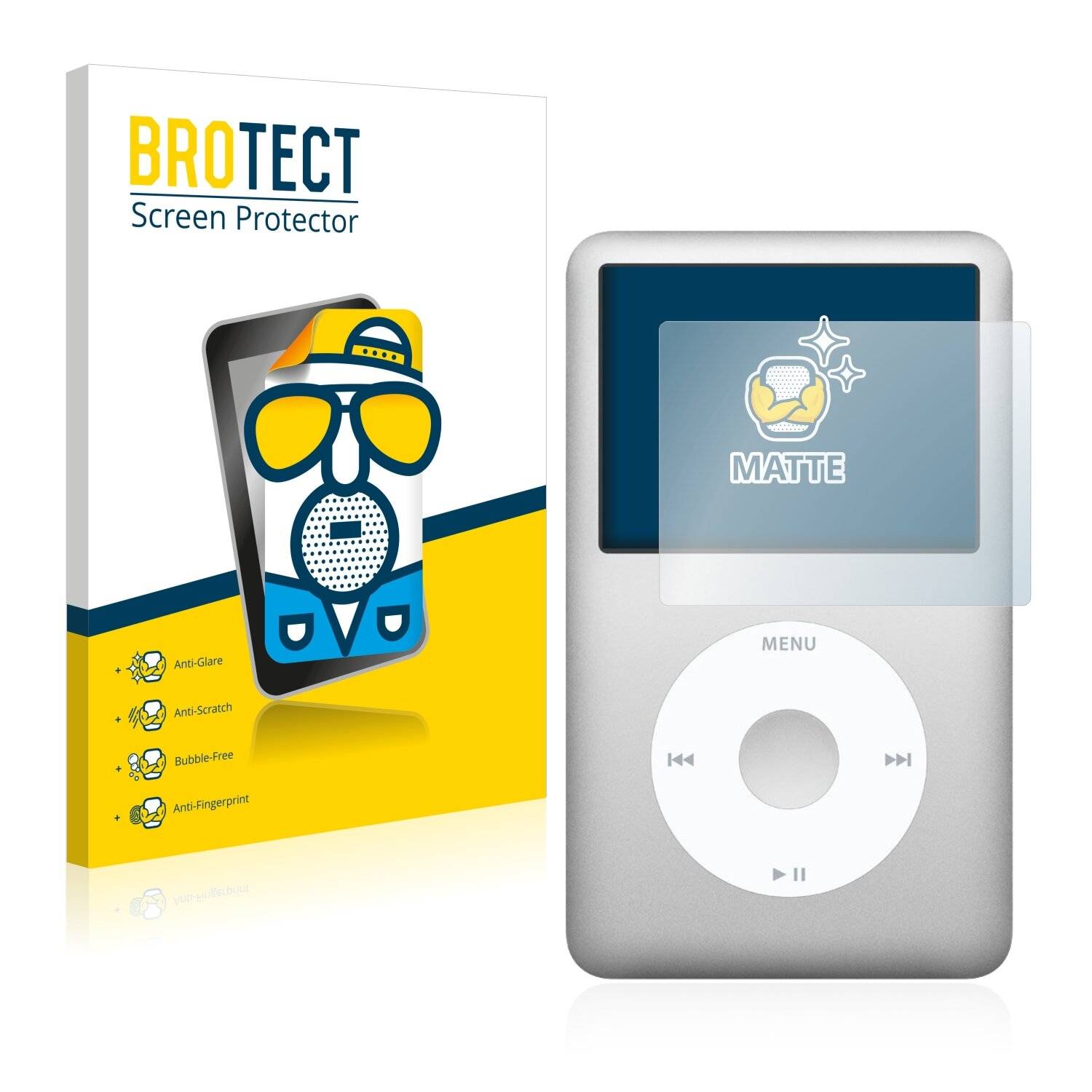 2x BROTECT Matte Displayschutzfolie für Apple iPod classic 160 GB (7. Generation) -