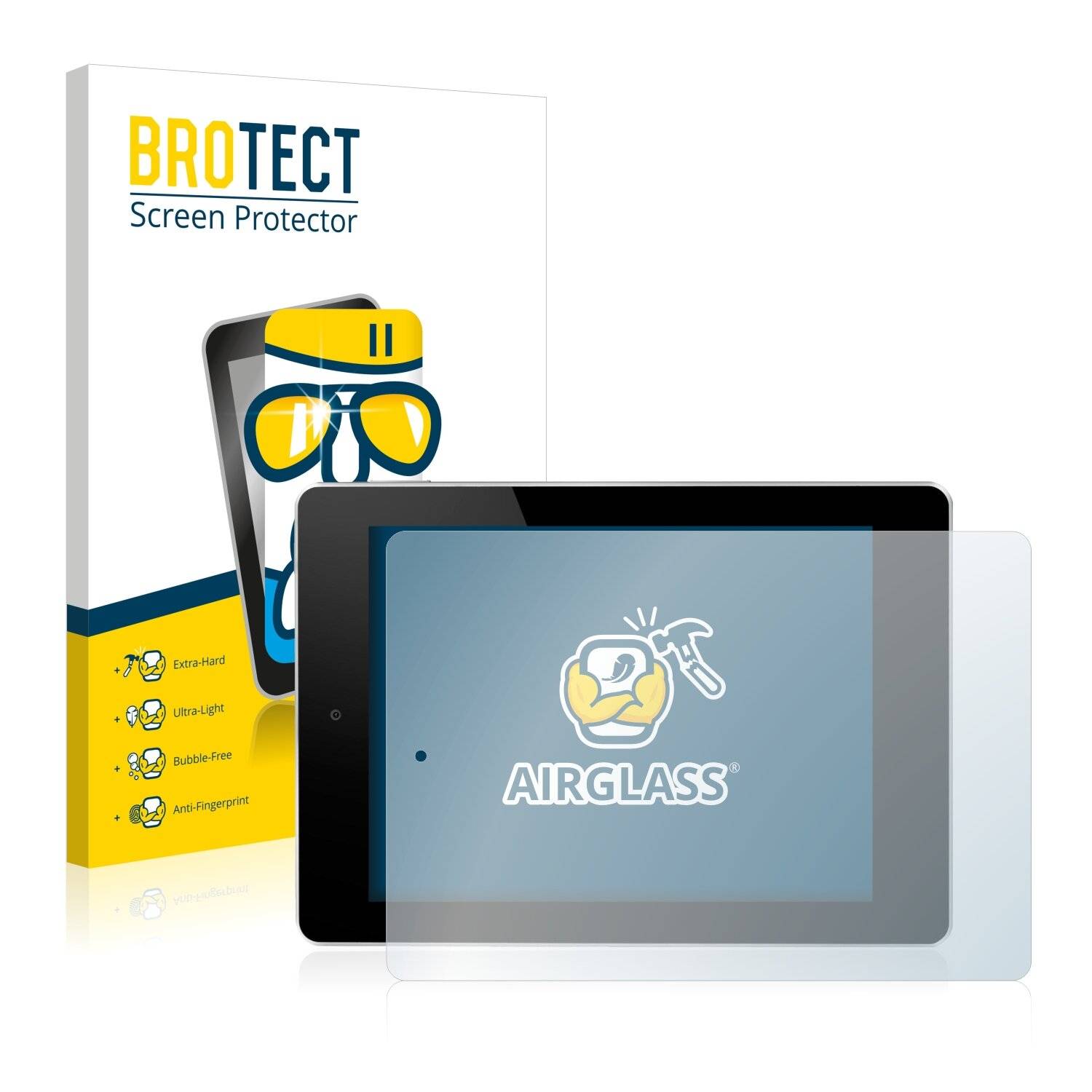 BROTECT AirGlass Schutzglas Folie für Acer Iconia Tab