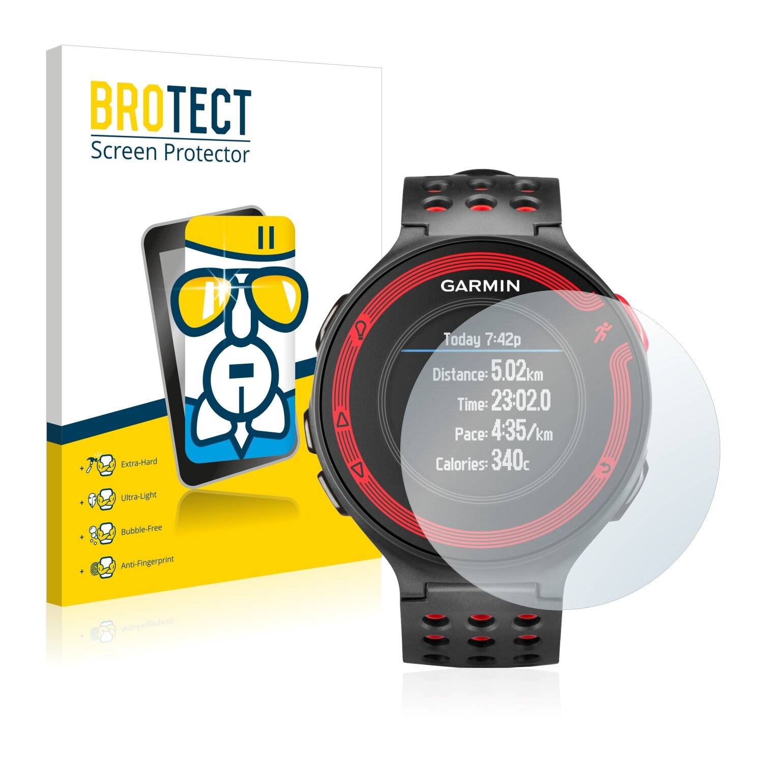 BROTECT AirGlass Schutzglas Folie für Garmin Forerunner
