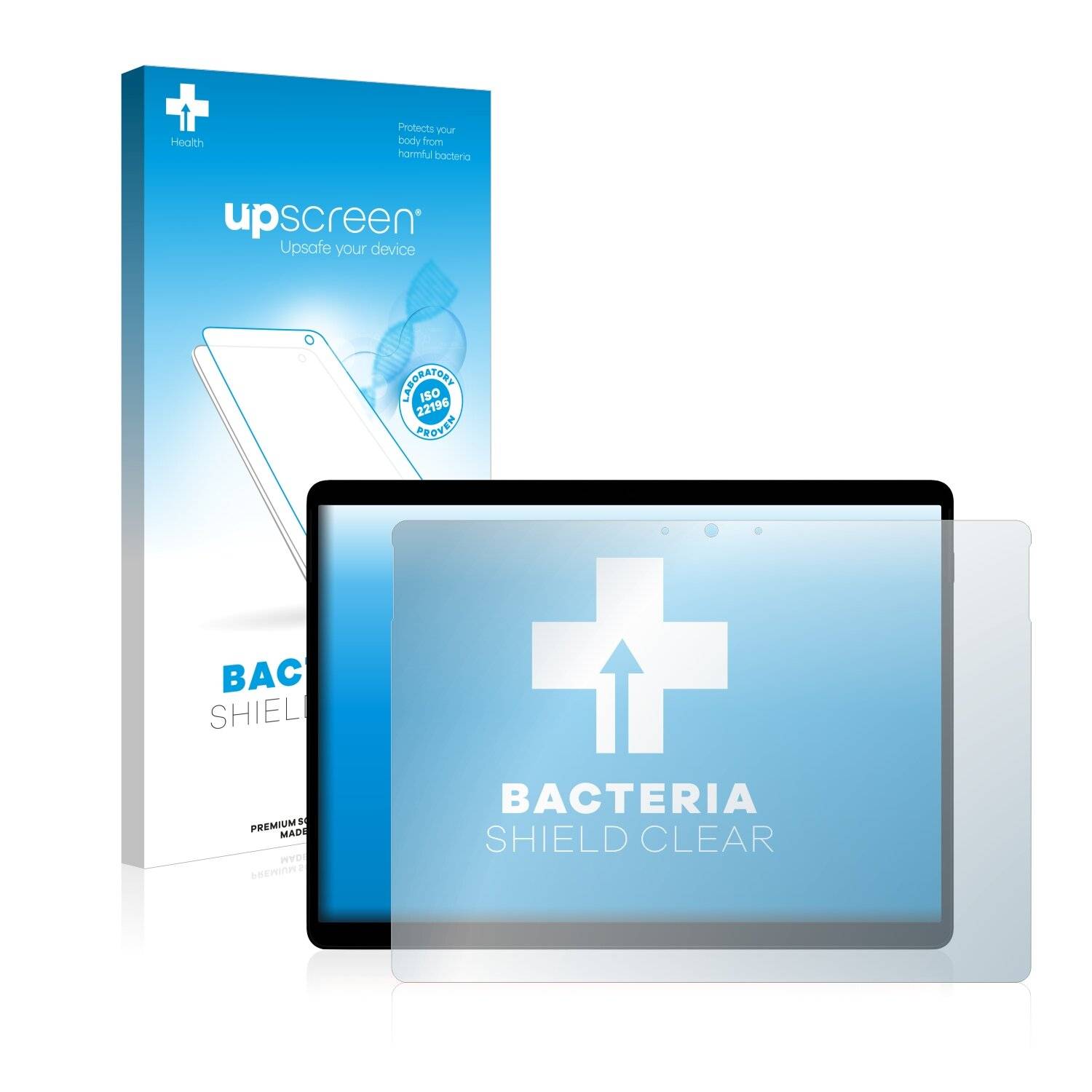 upscreen Bacteria Shield Clear Premium Antibakterielle Displayschutzfolie für Microsoft