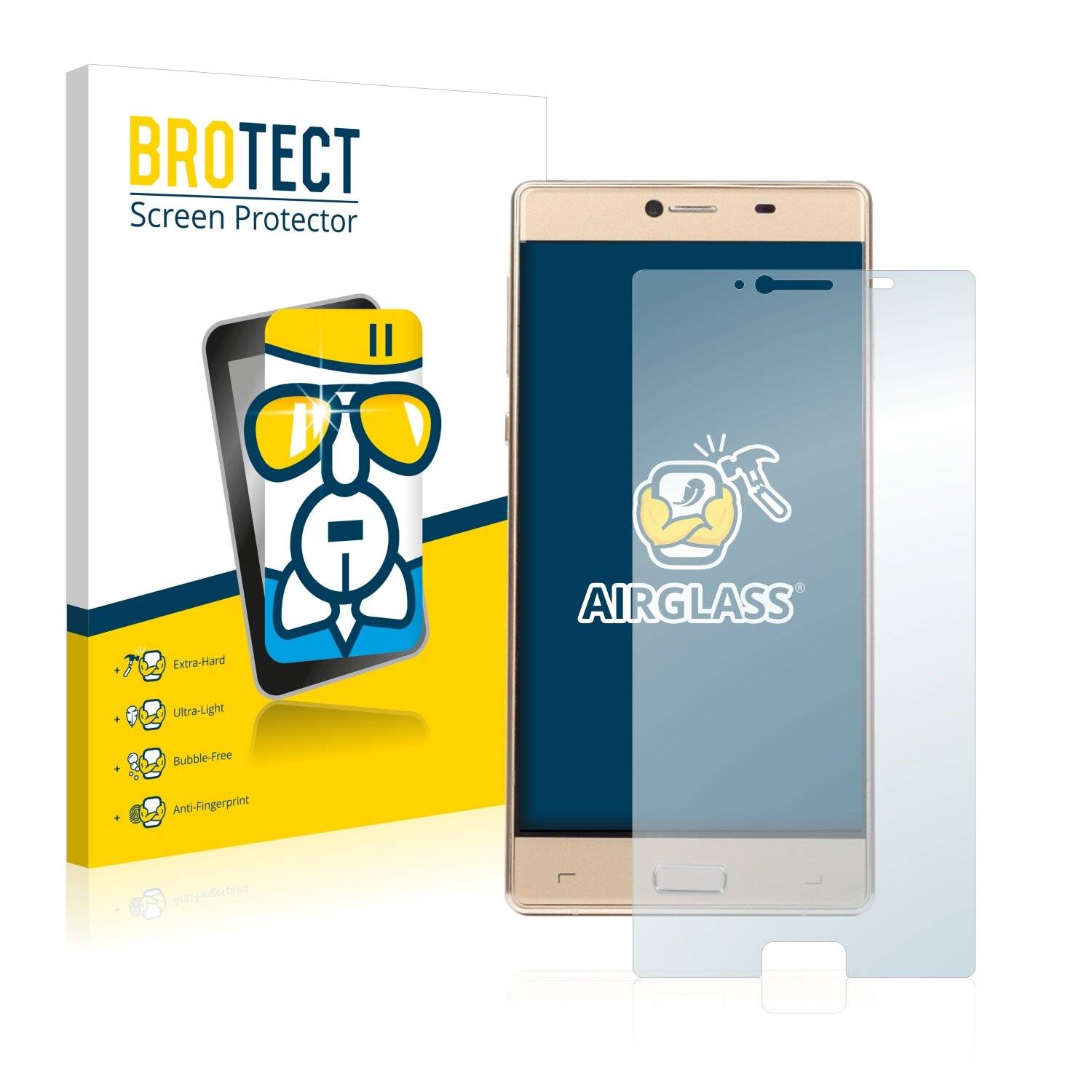 BROTECT AirGlass Schutzglas Folie für Elephone