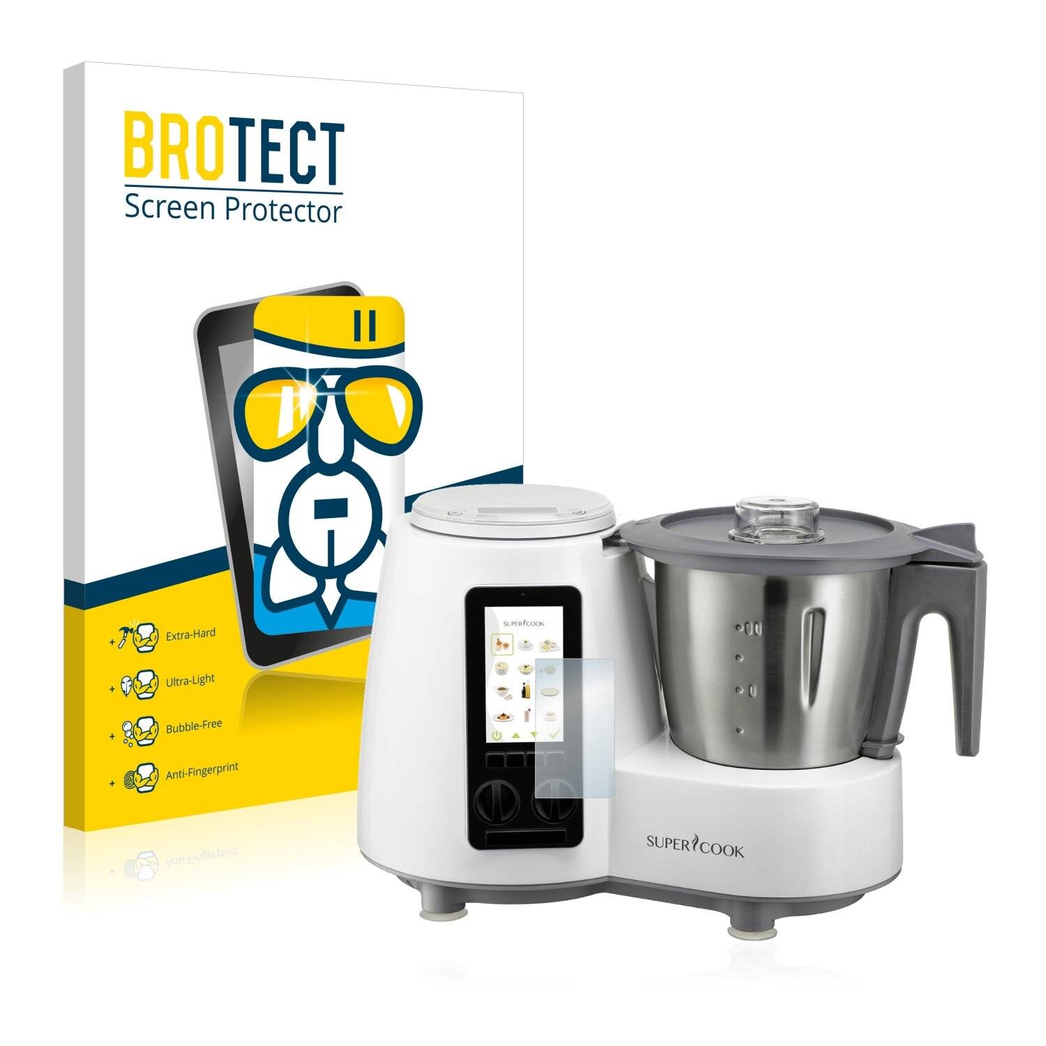 BROTECT AirGlass Schutzglas Folie für Plawa SuperCook