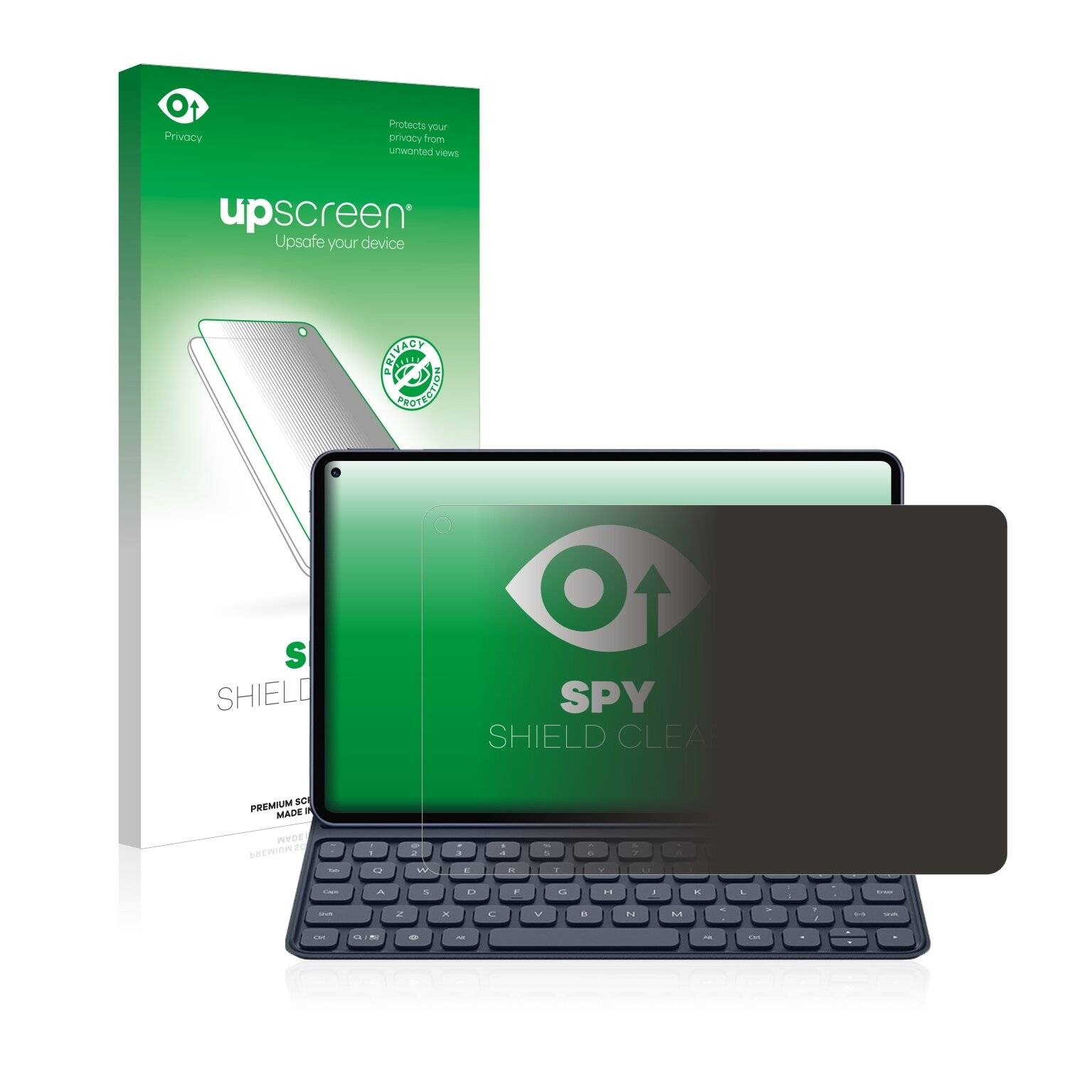 upscreen Spy Shield Clear Premium Blickschutzfolie für Huawei MatePad Pro
