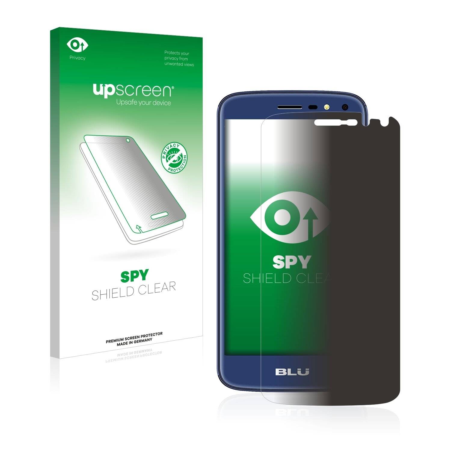 upscreen Spy Shield Clear Premium Blickschutzfolie für BLU C5