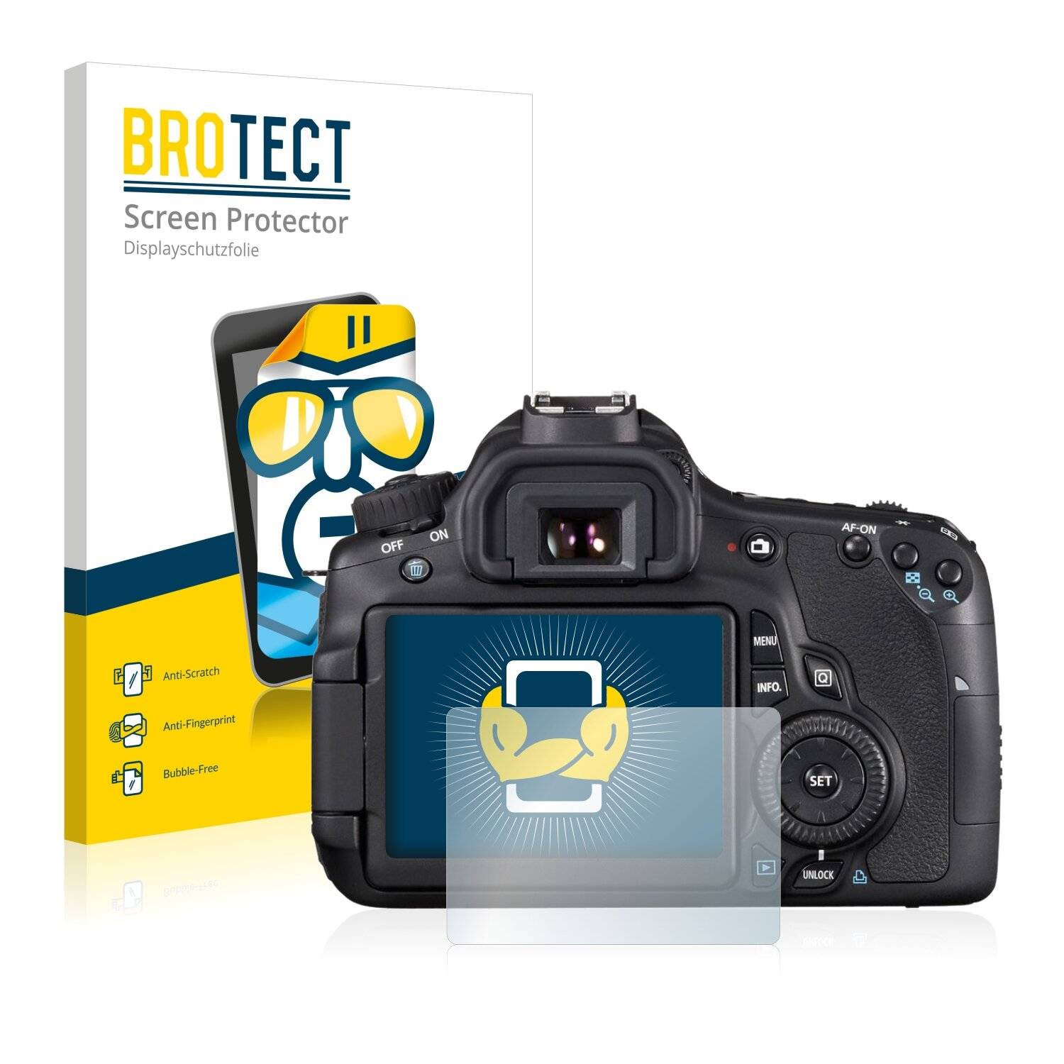2x BROTECT HD-Clear Displayschutzfolie für Canon EOS