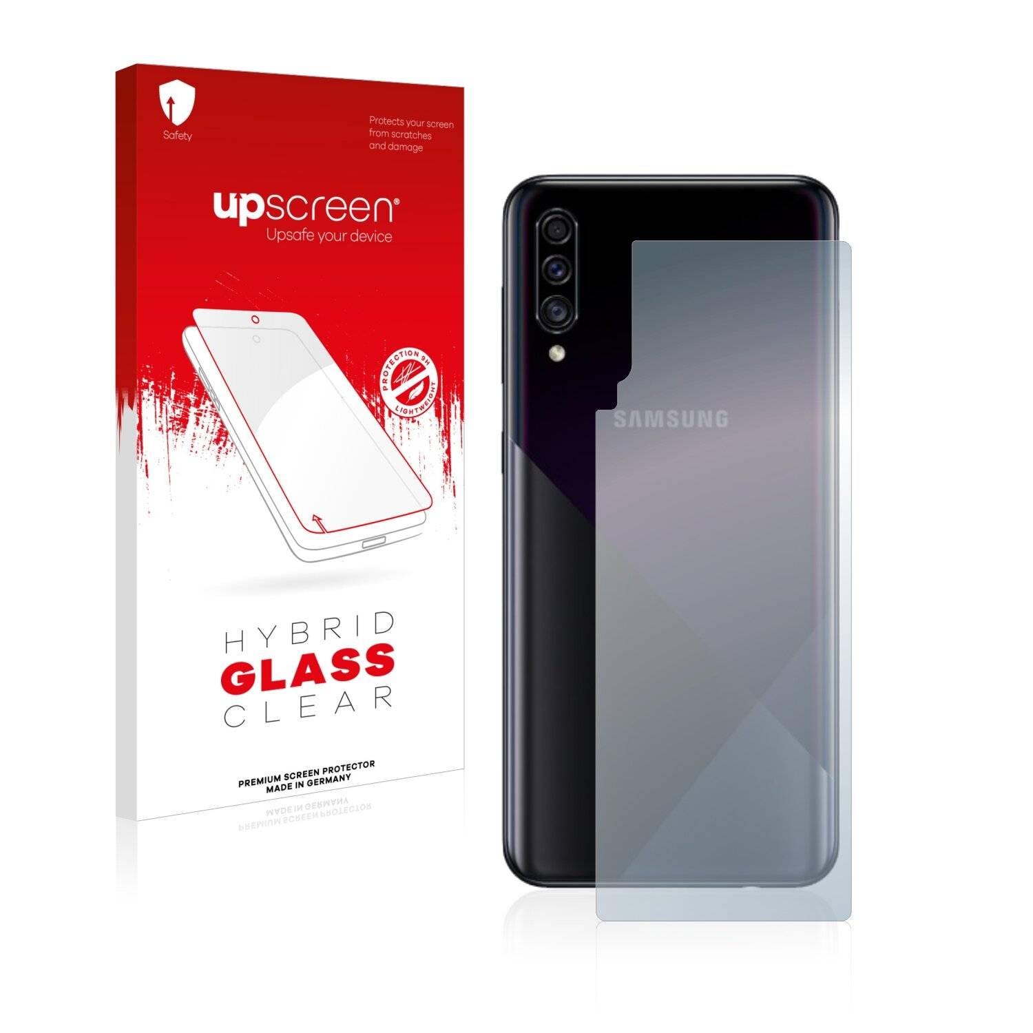 upscreen Hybrid Glass Clear Premium Schutzglas Folie für Samsung Galaxy A30s