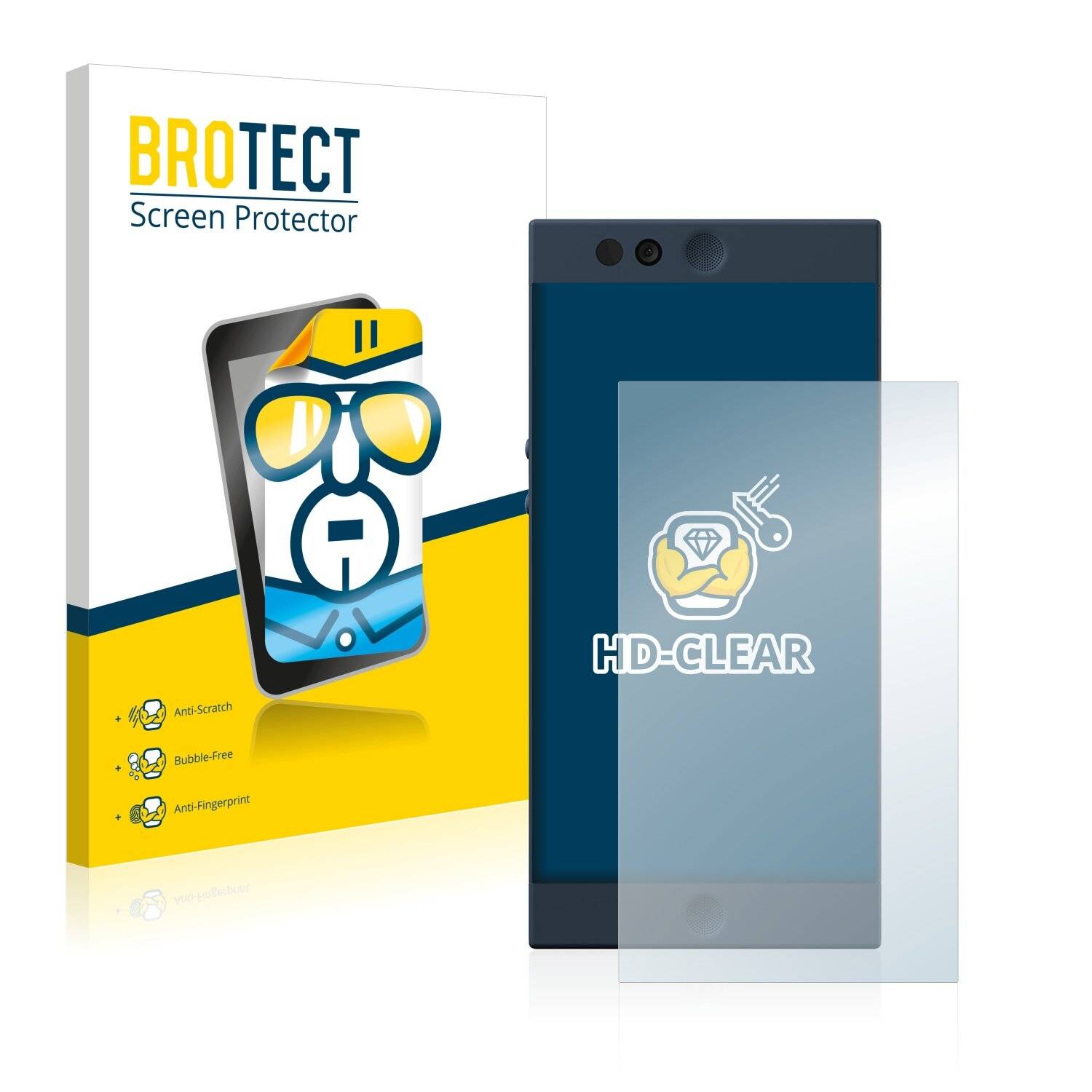 2x BROTECT HD-Clear Displayschutzfolie für Nextbit