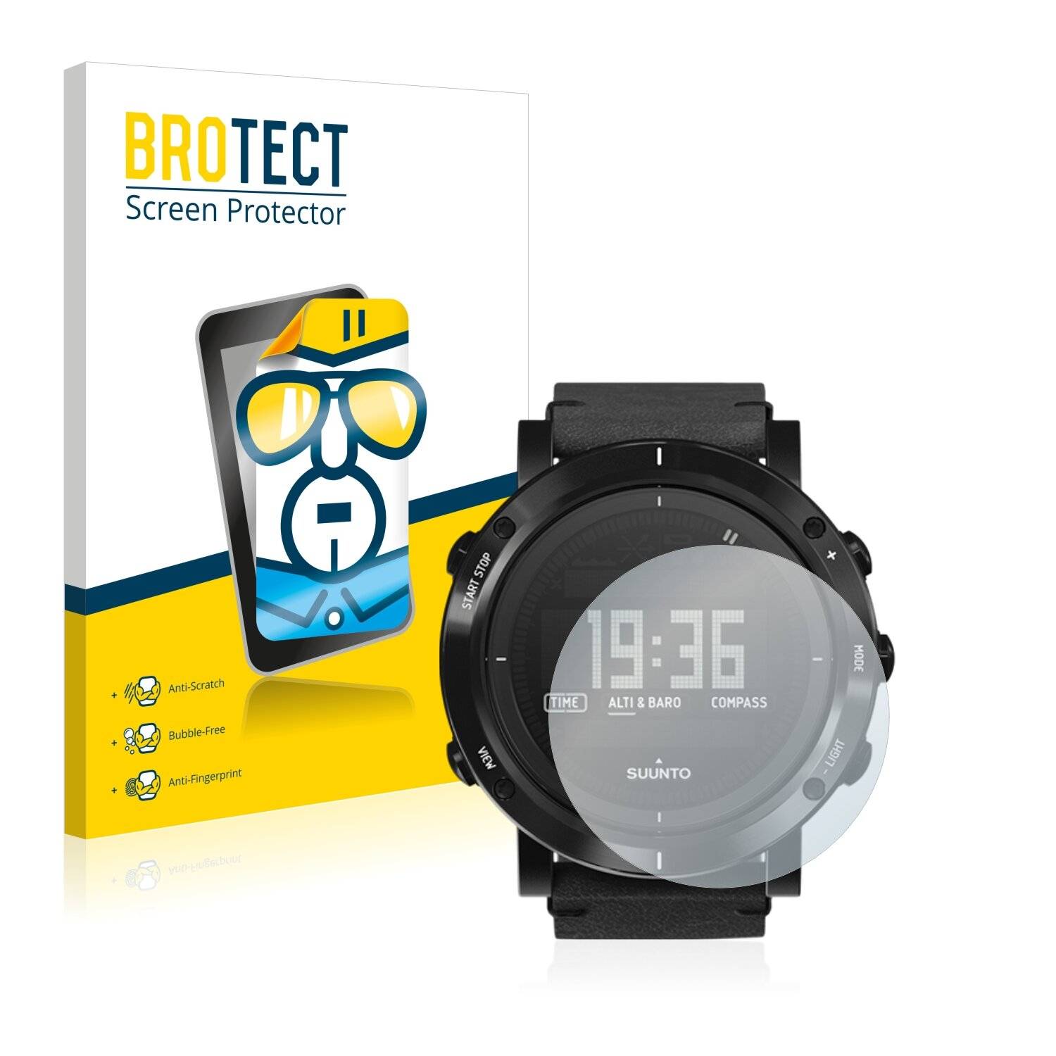 2x BROTECT HD-Clear Displayschutzfolie für Suunto Essential