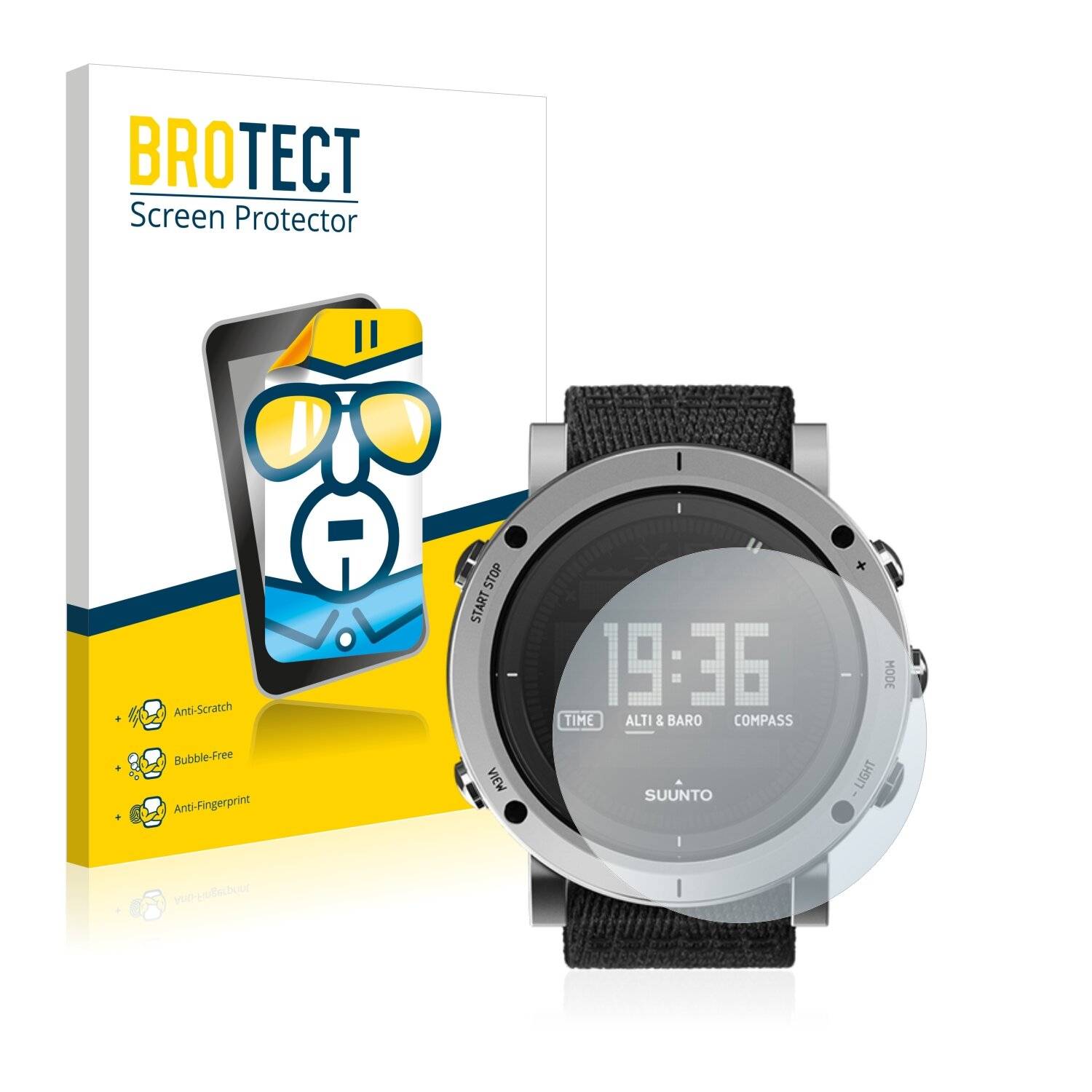 2x BROTECT HD-Clear Displayschutzfolie für Suunto Essential