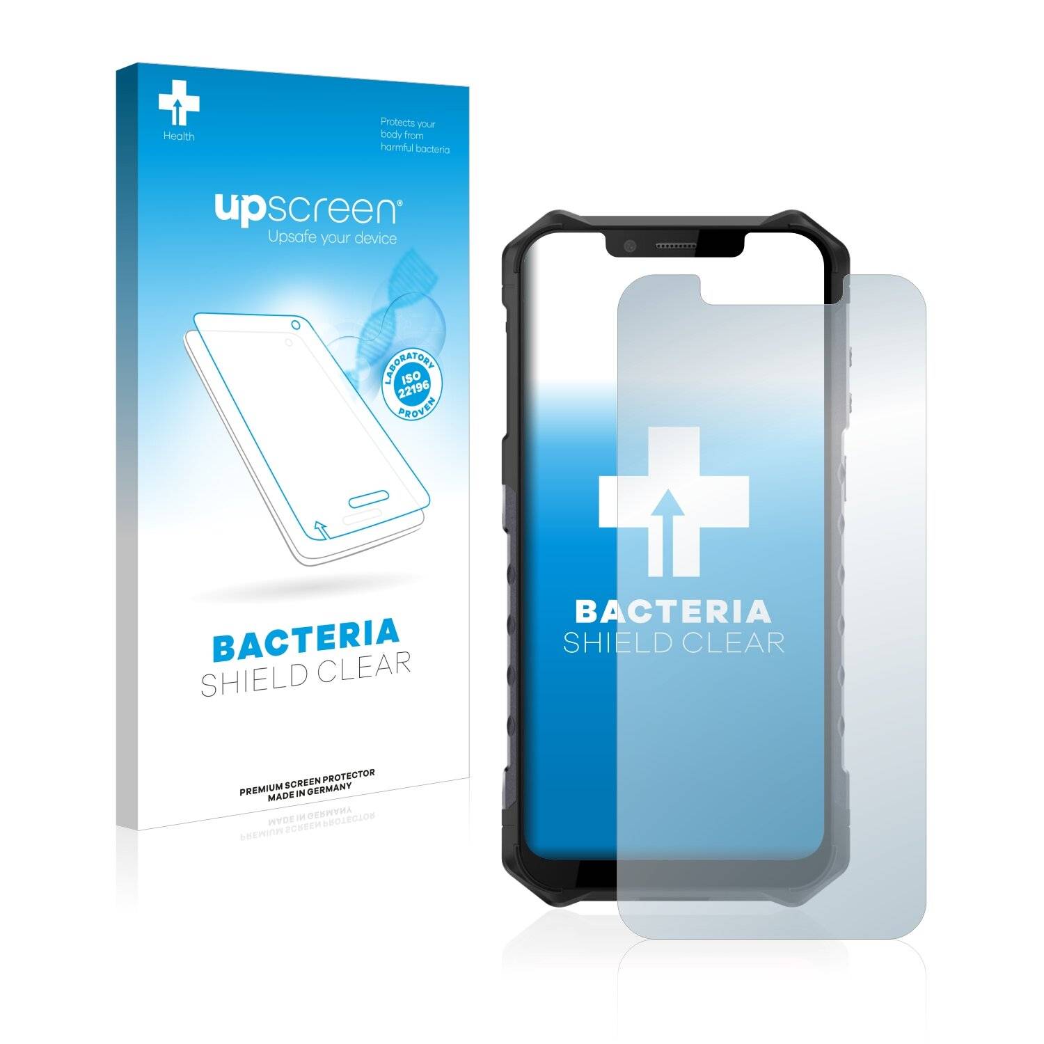 upscreen Bacteria Shield Clear Premium Antibakterielle Displayschutzfolie für Ulefone Armor