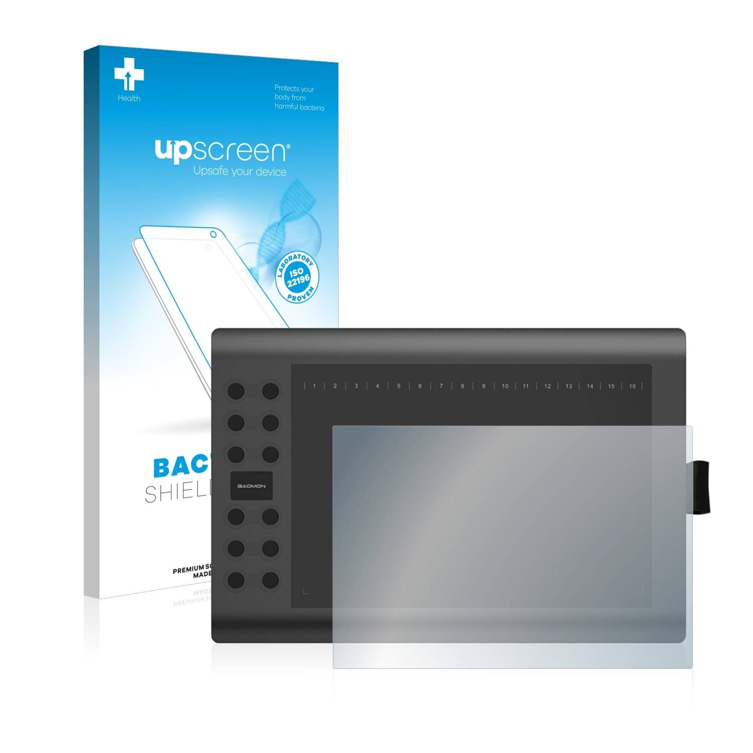 upscreen Bacteria Shield Clear Premium Antibakterielle Displayschutzfolie für Gaomon