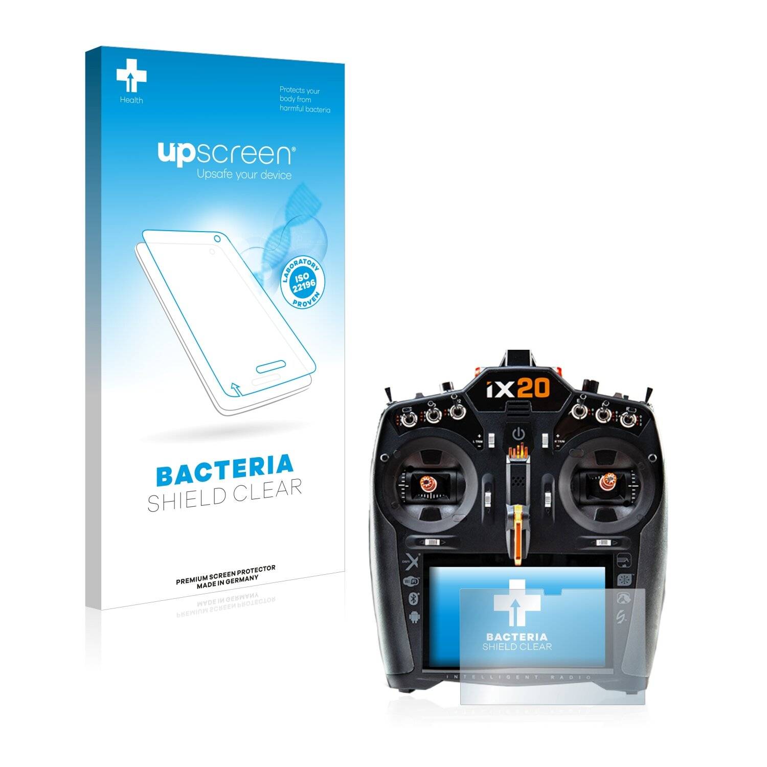 upscreen Bacteria Shield Clear Premium Antibakterielle Displayschutzfolie für Spektrum
